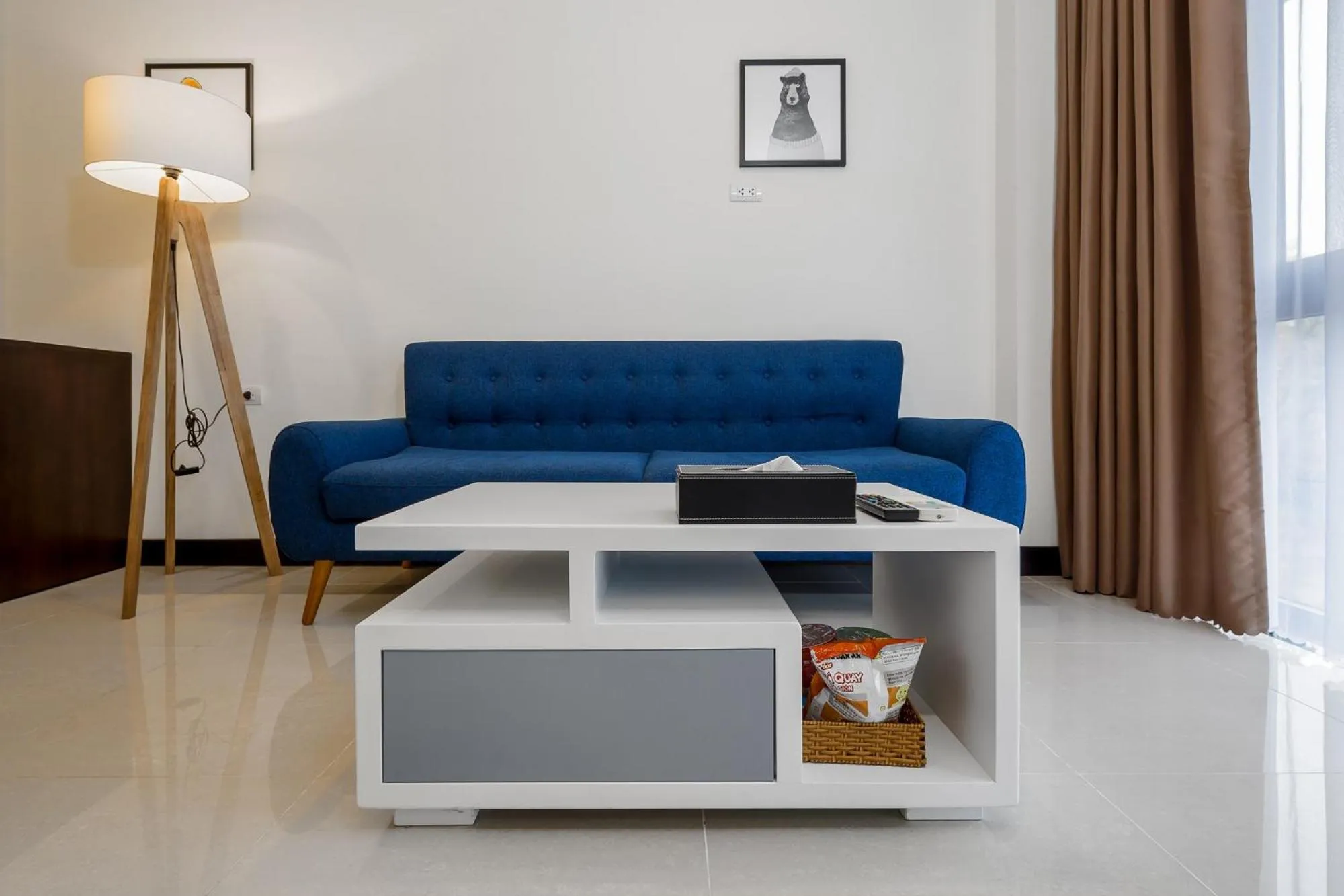 Seating area in Haka Boutique Hotel