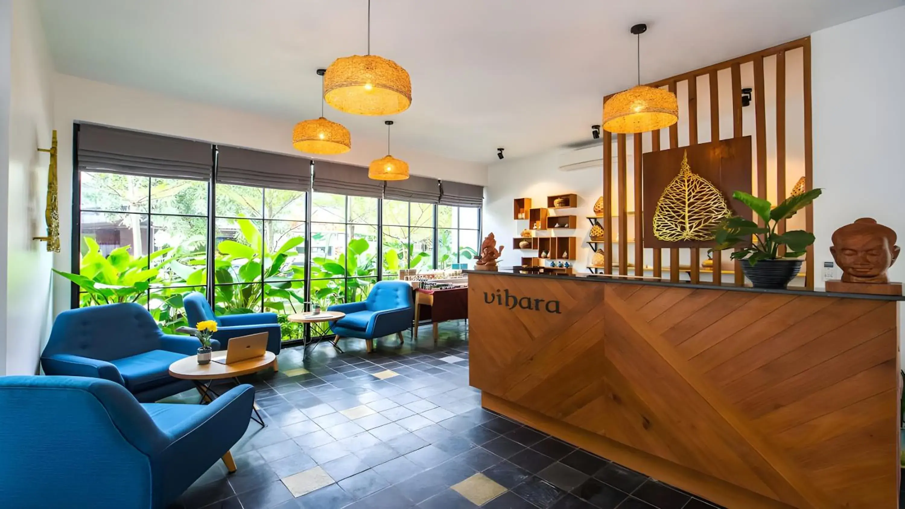 Lobby or reception in Vihara The City of Temples Lobby or reception in Vihara The City of Temples