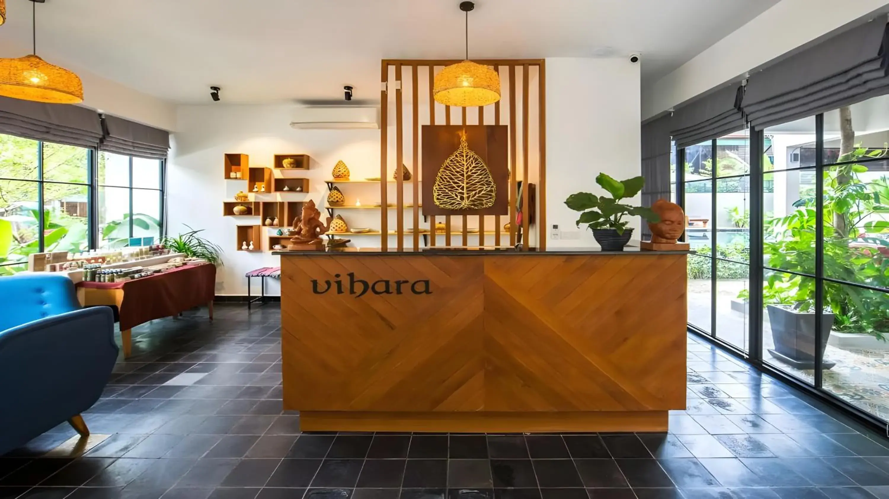 Lobby or reception in Vihara The City of Temples Lobby or reception in Vihara The City of Temples