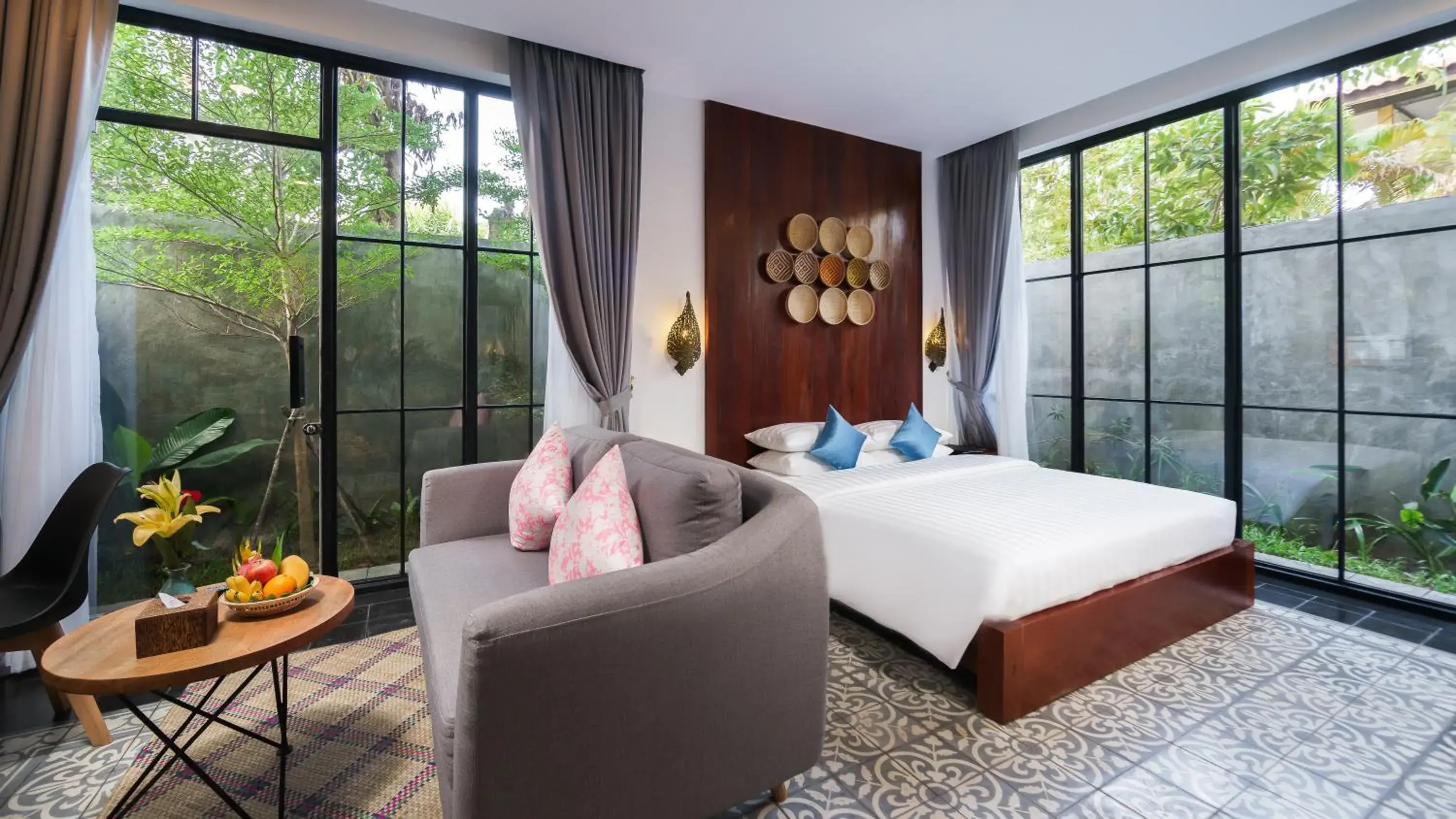 Seating area, Bed in Vihara The City of Temples Seating area, Bed in Vihara The City of Temples