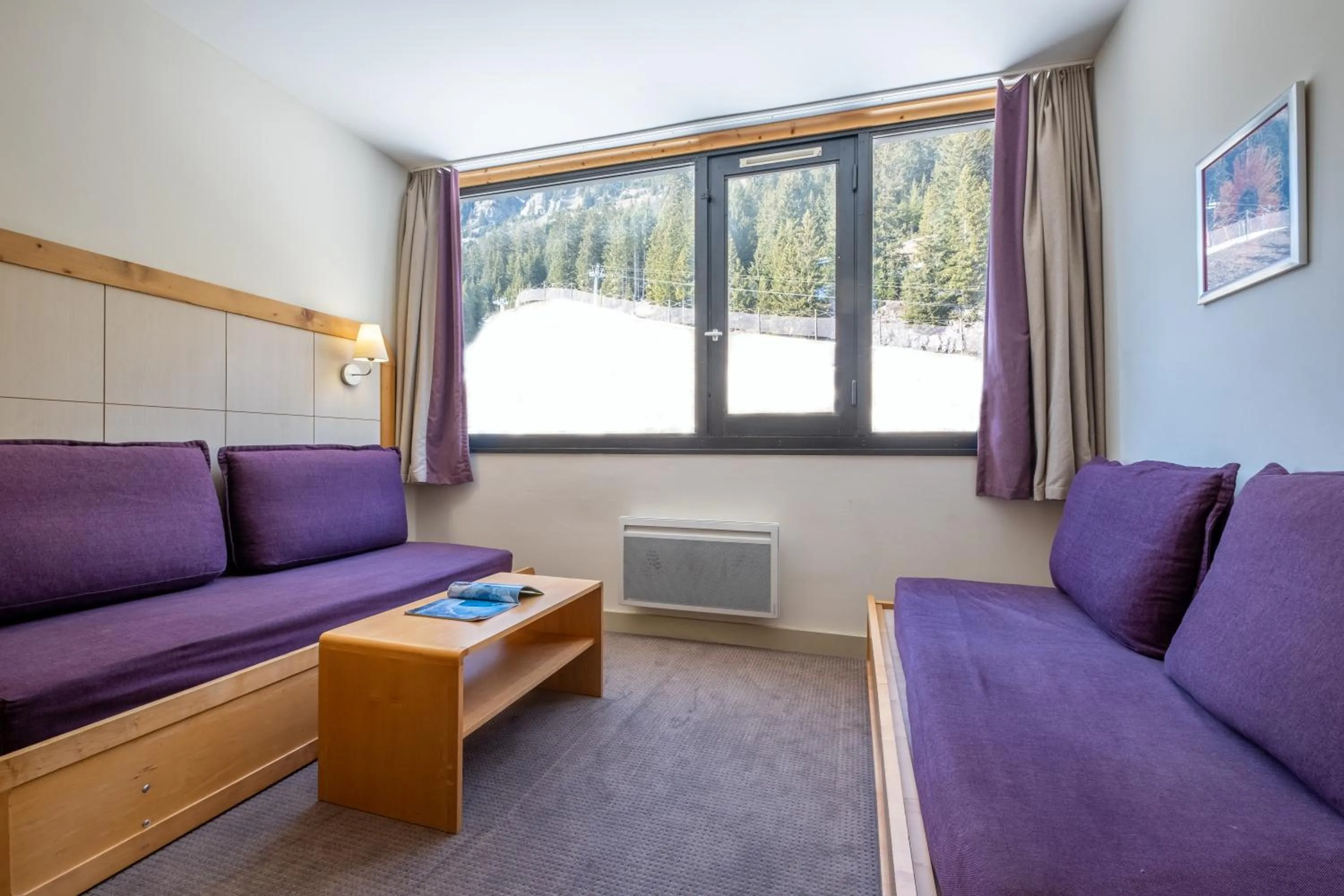 Living room in Résidence Pierre & Vacances La Forêt