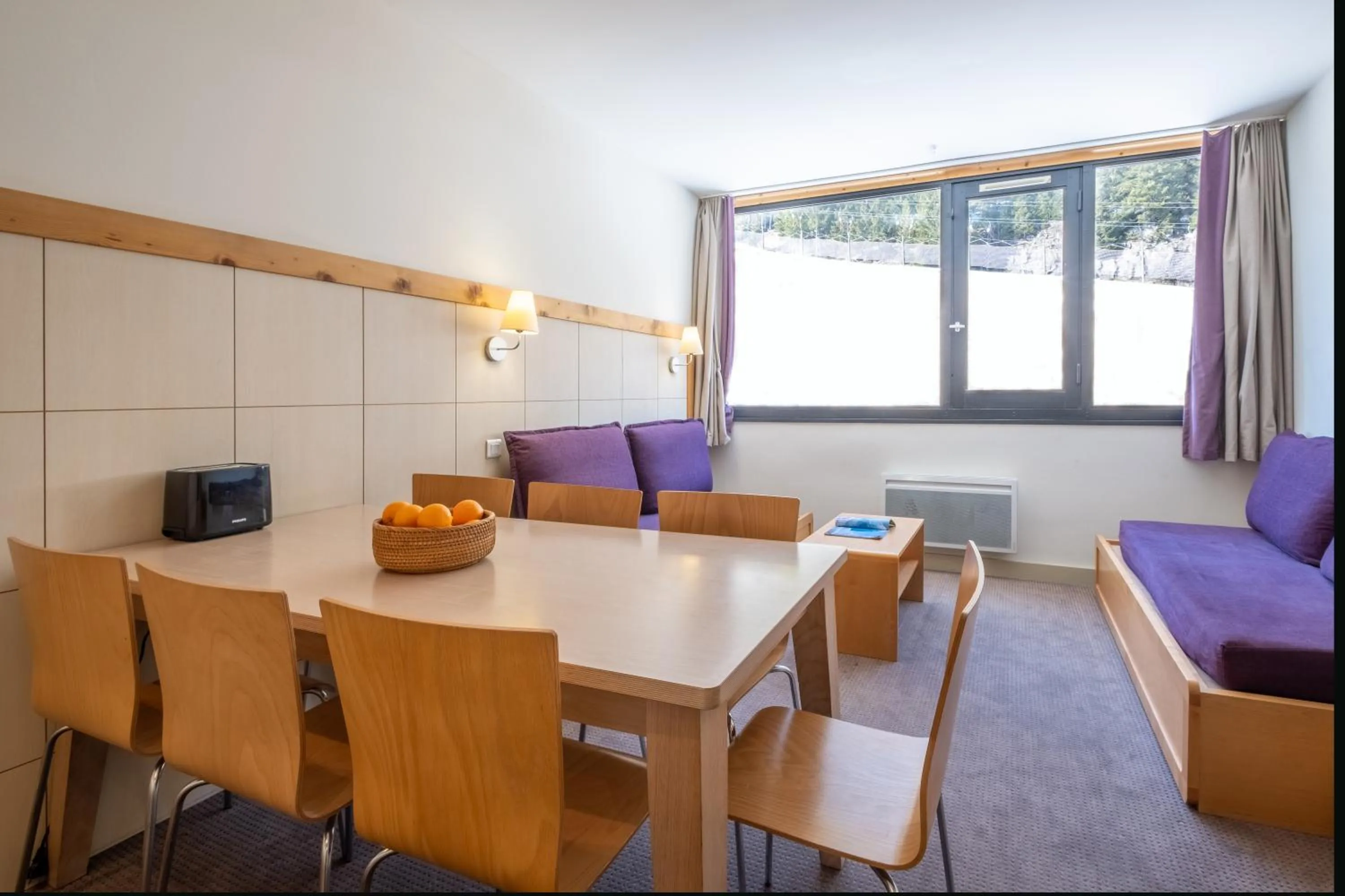 Living room in Résidence Pierre & Vacances La Forêt