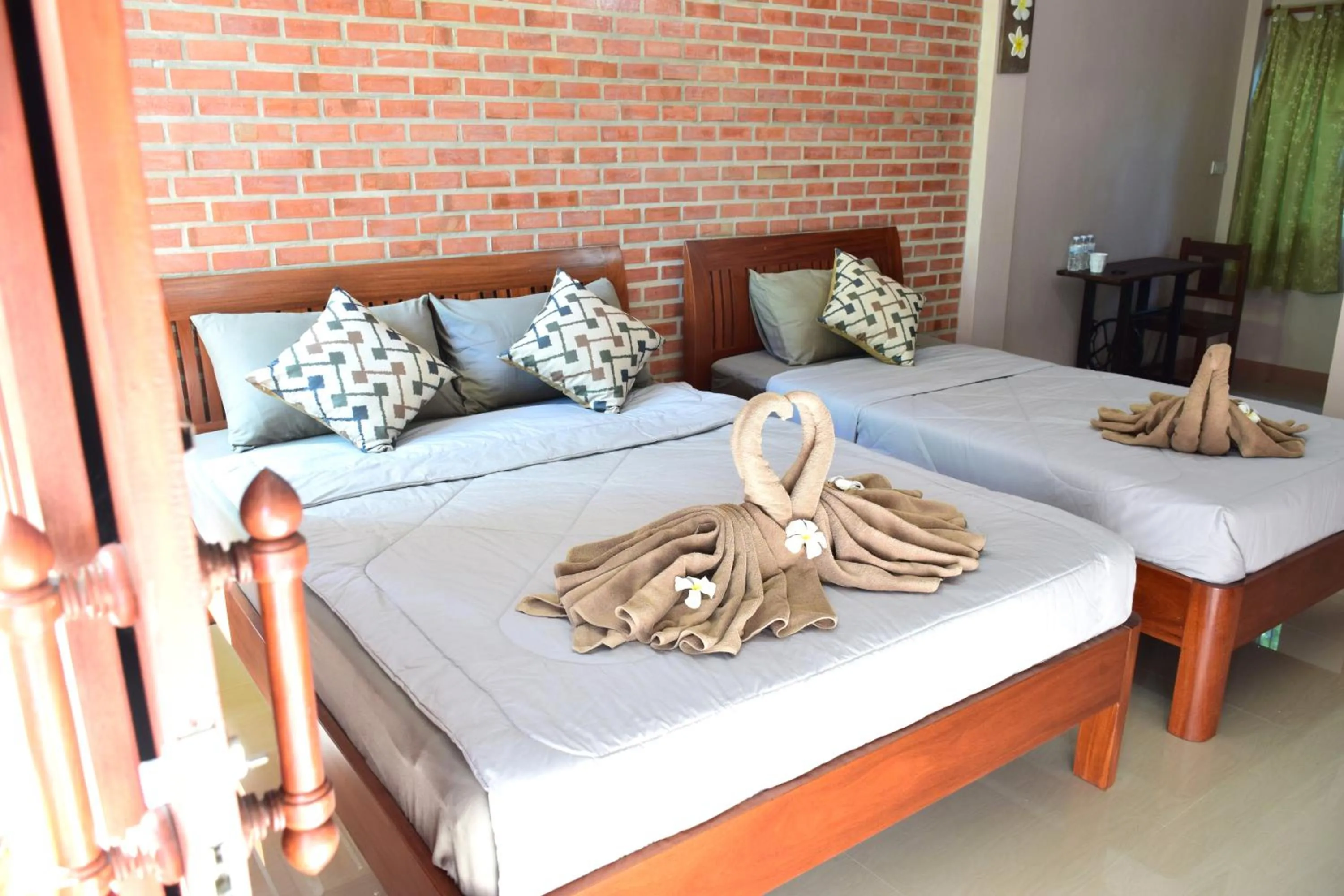 Bed in Siam Guesthouse