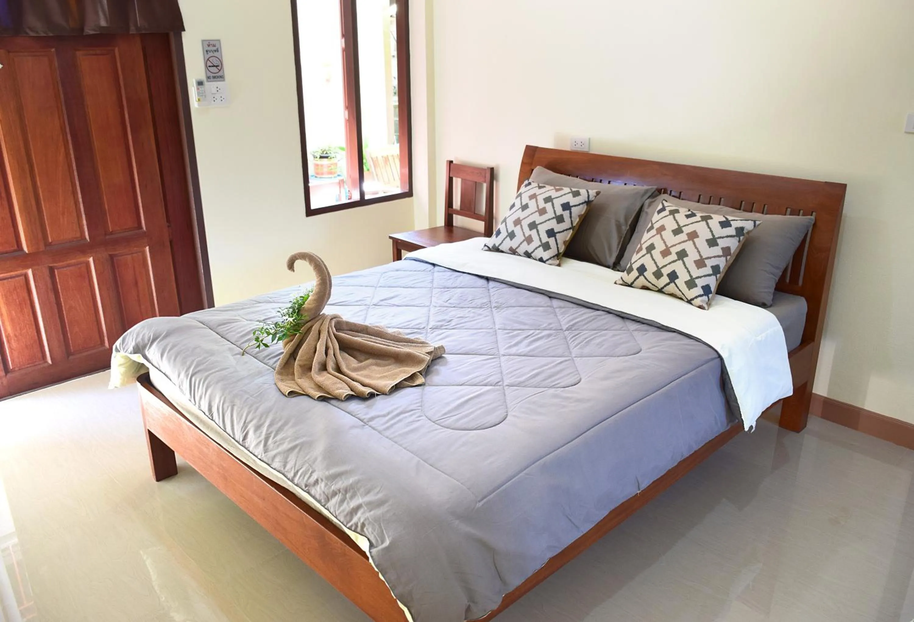 Bed in Siam Guesthouse