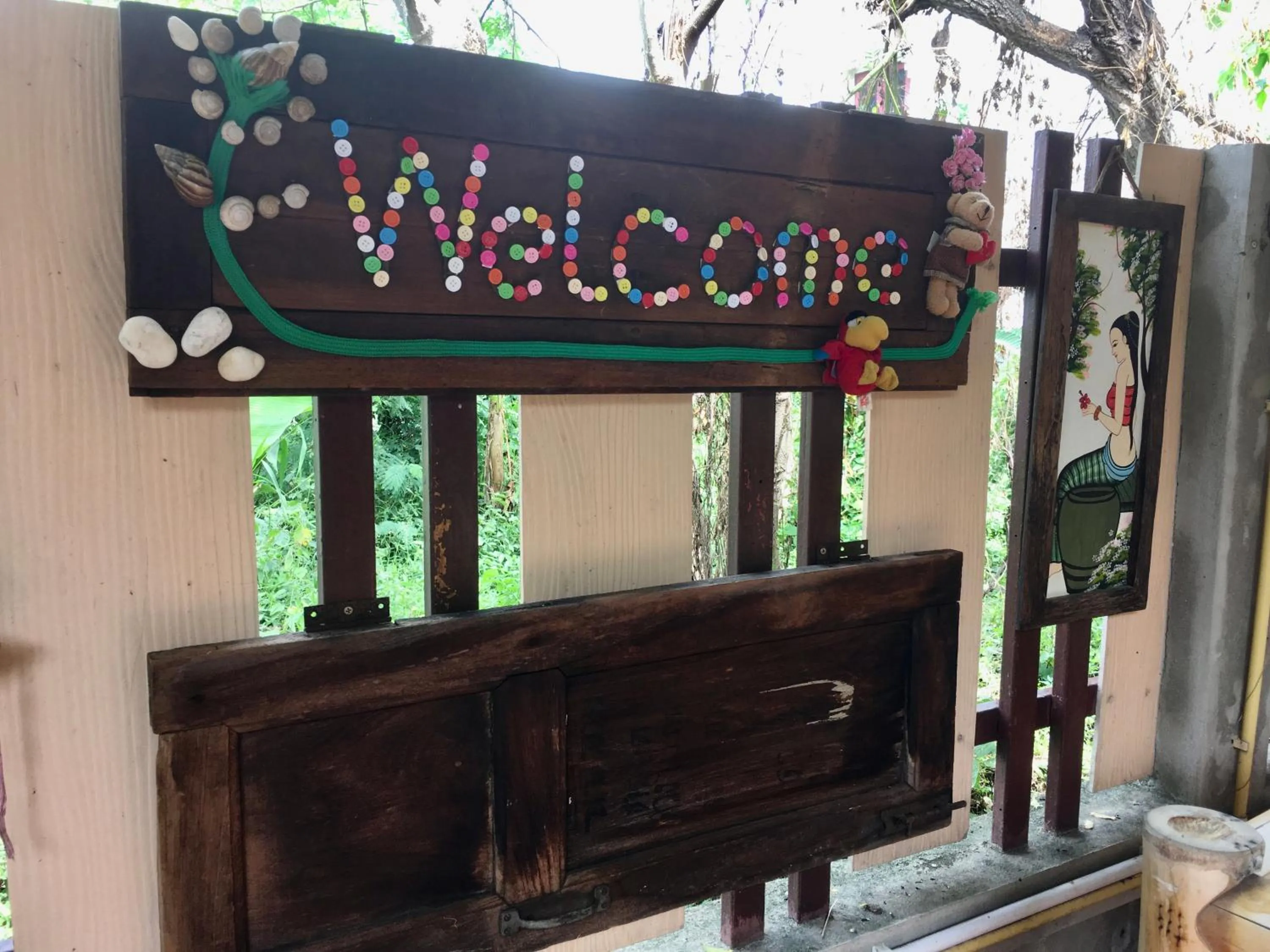 Decorative detail in Siam Guesthouse