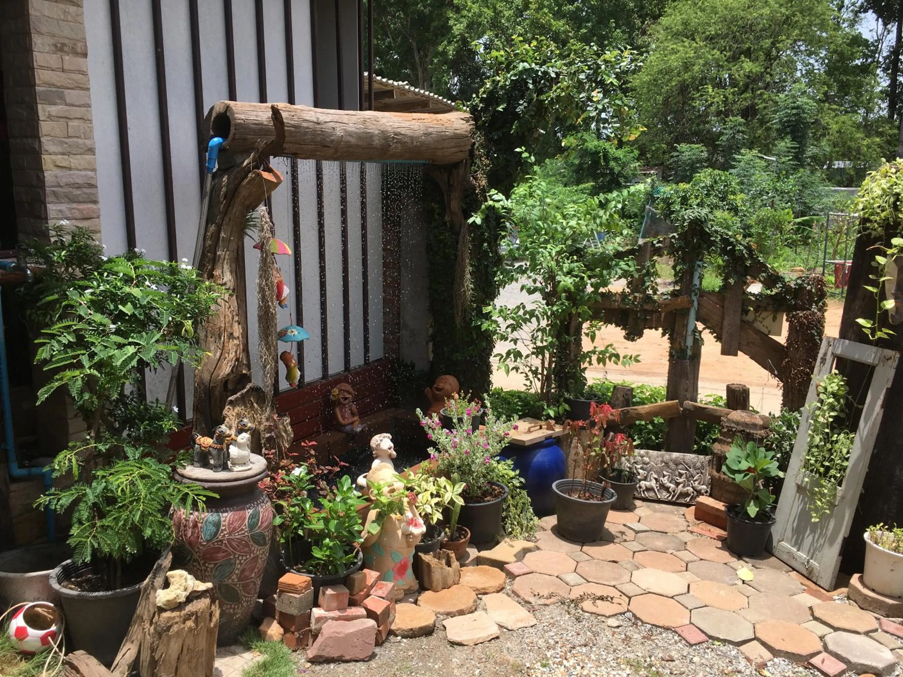 Garden view in Siam Guesthouse