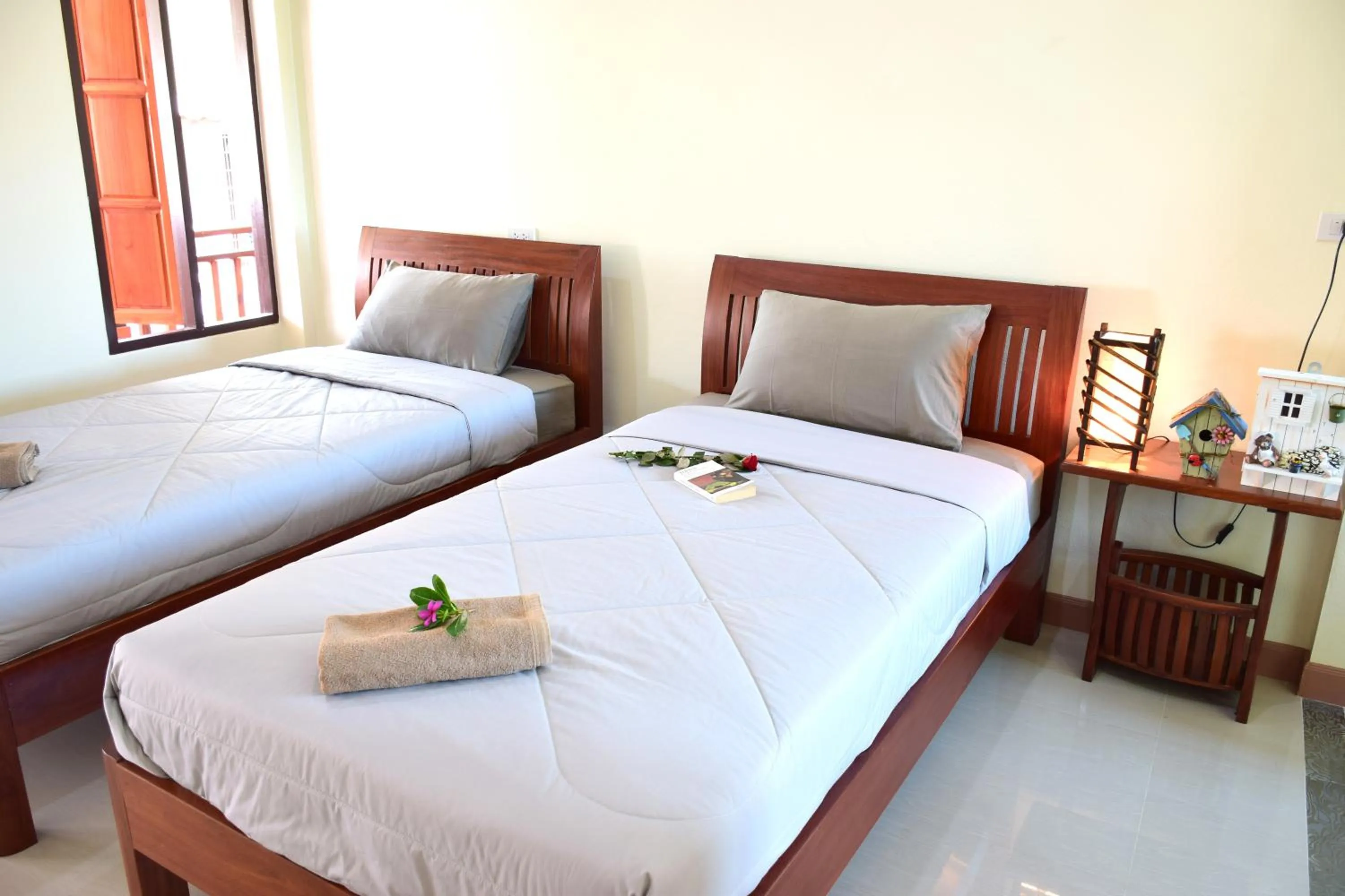 Bed in Siam Guesthouse