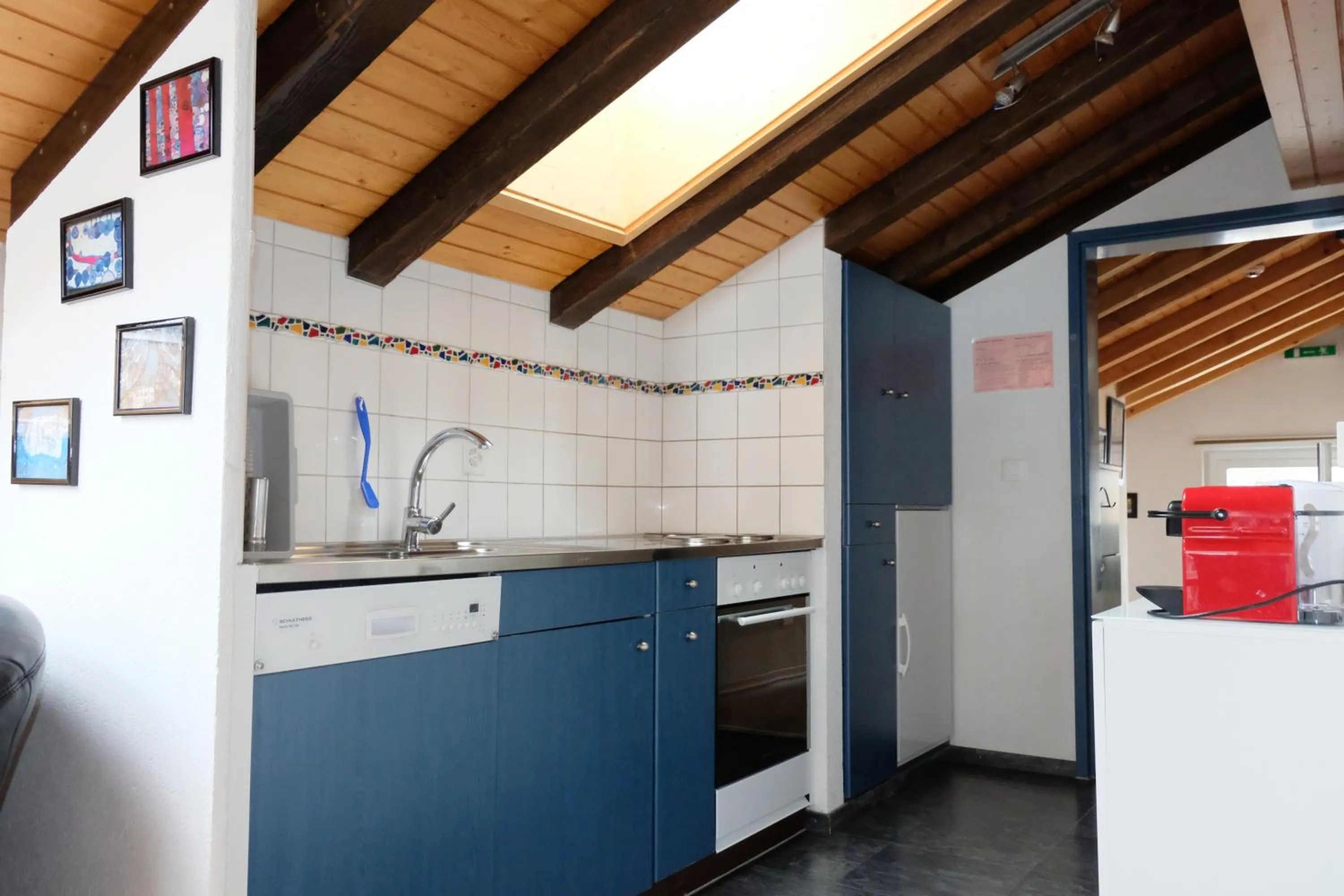 Kitchen or kitchenette in Artist Apartments & Hotel Garni