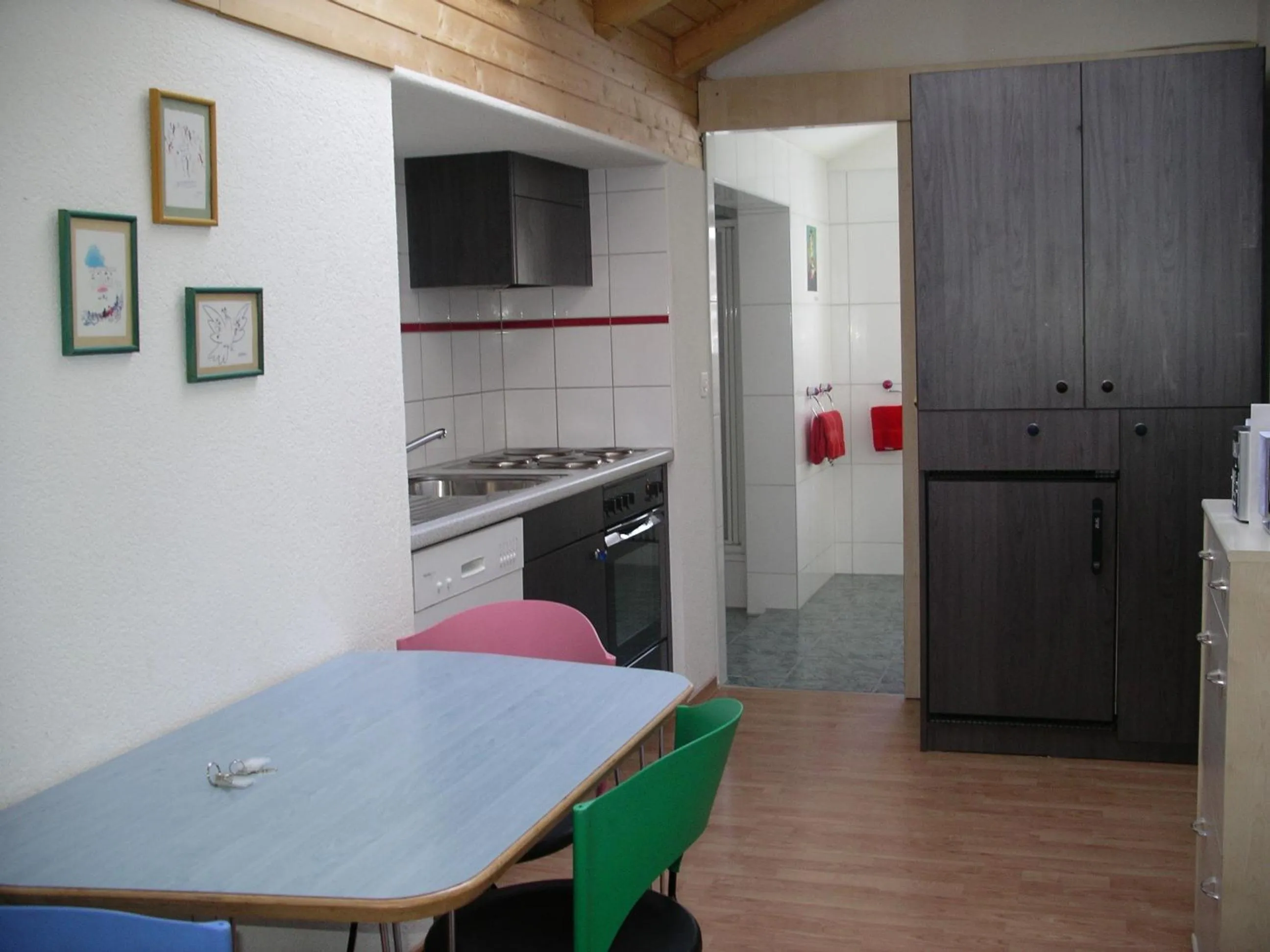Kitchen or kitchenette in Artist Apartments & Hotel Garni