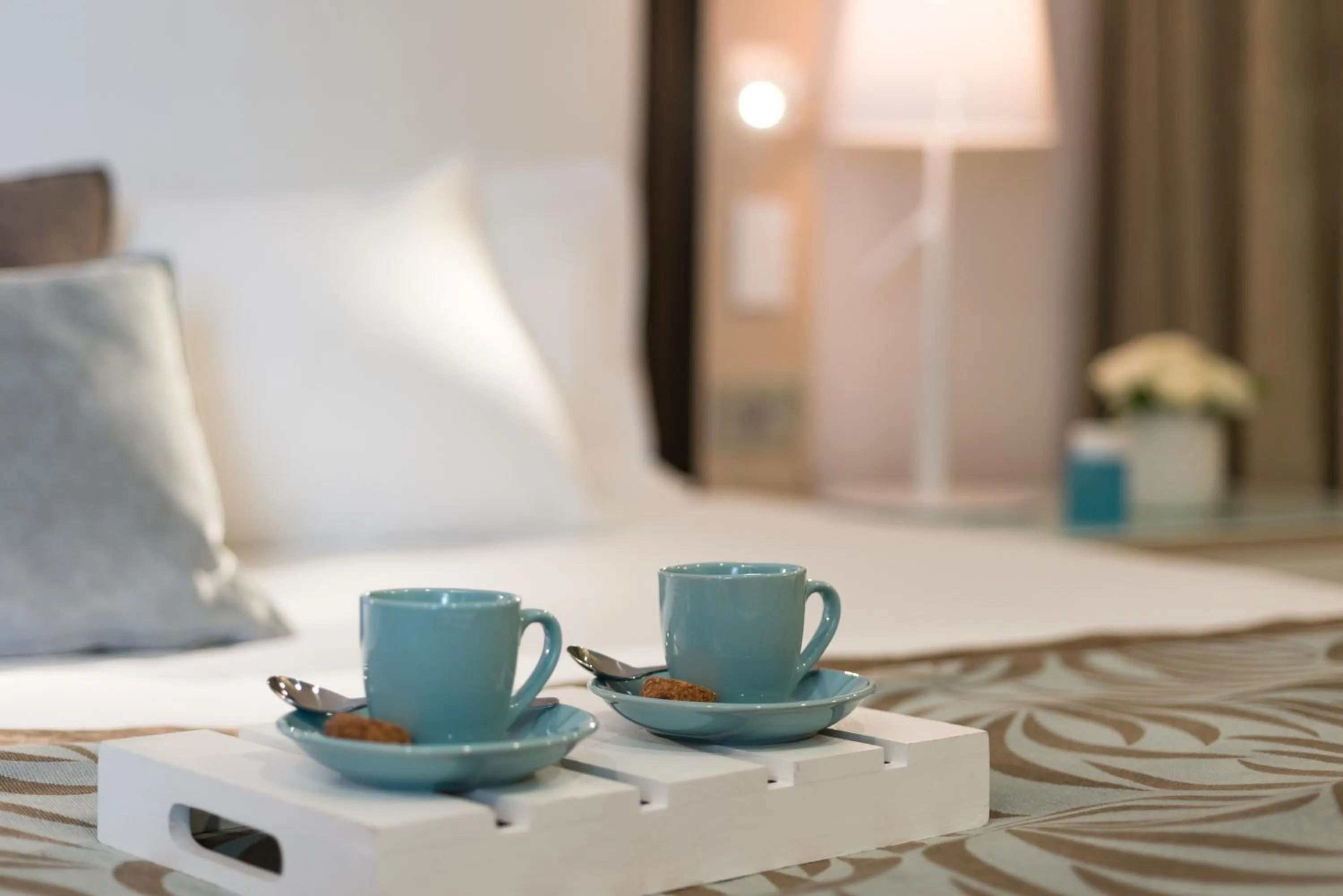Coffee/tea facilities, Bed in Herods Dead Sea – A Premium Collection by Fattal Hotels