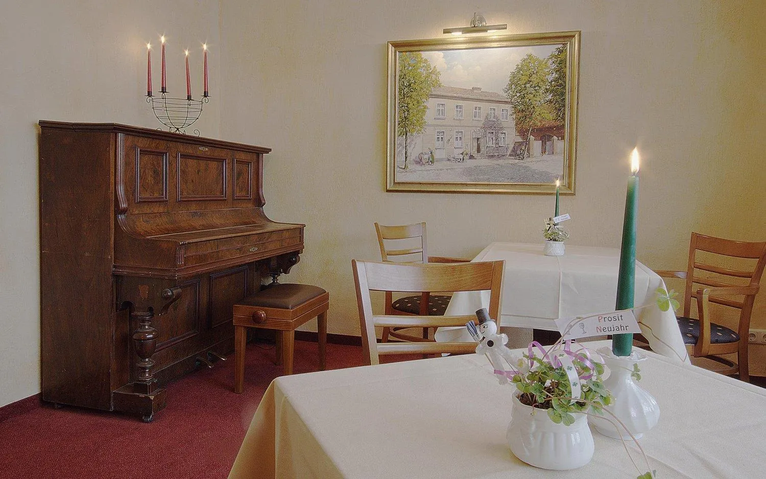 Lounge or bar in Hotel-Restaurant Alter Krug Kallinchen