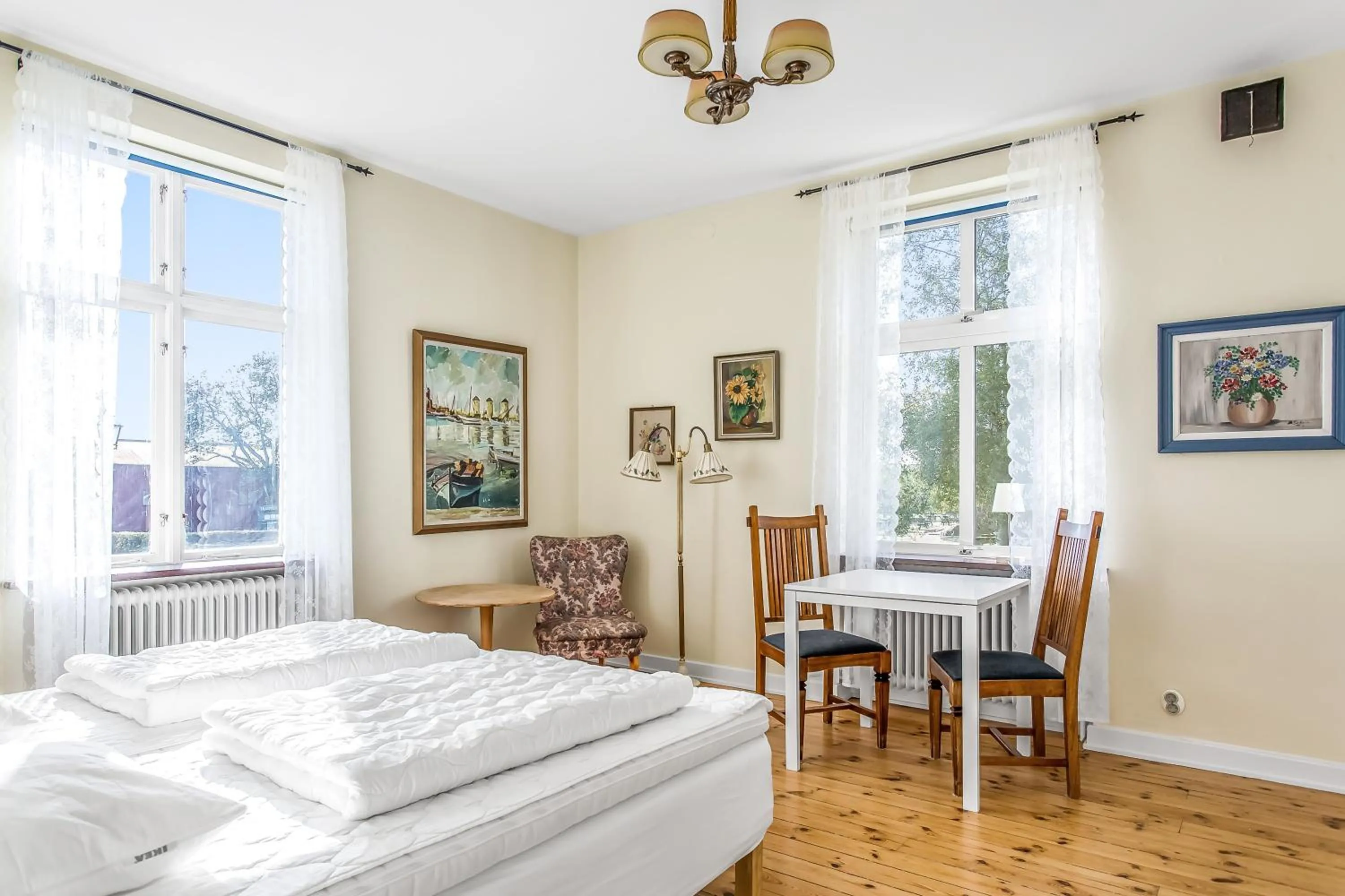 Bedroom in Bläsinge Gård Kullabygden