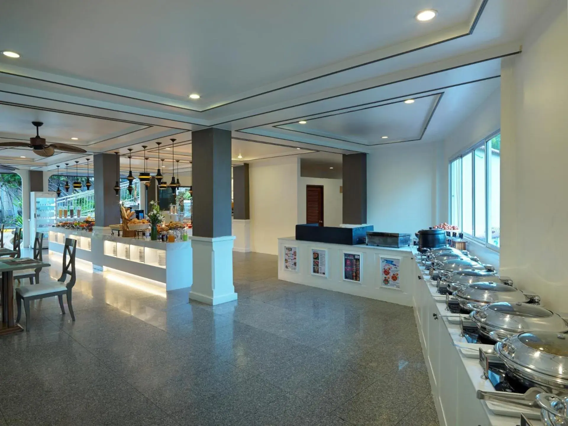 Buffet breakfast in Chanalai Flora Resort, Kata Beach Buffet breakfast in Chanalai Flora Resort, Kata Beach