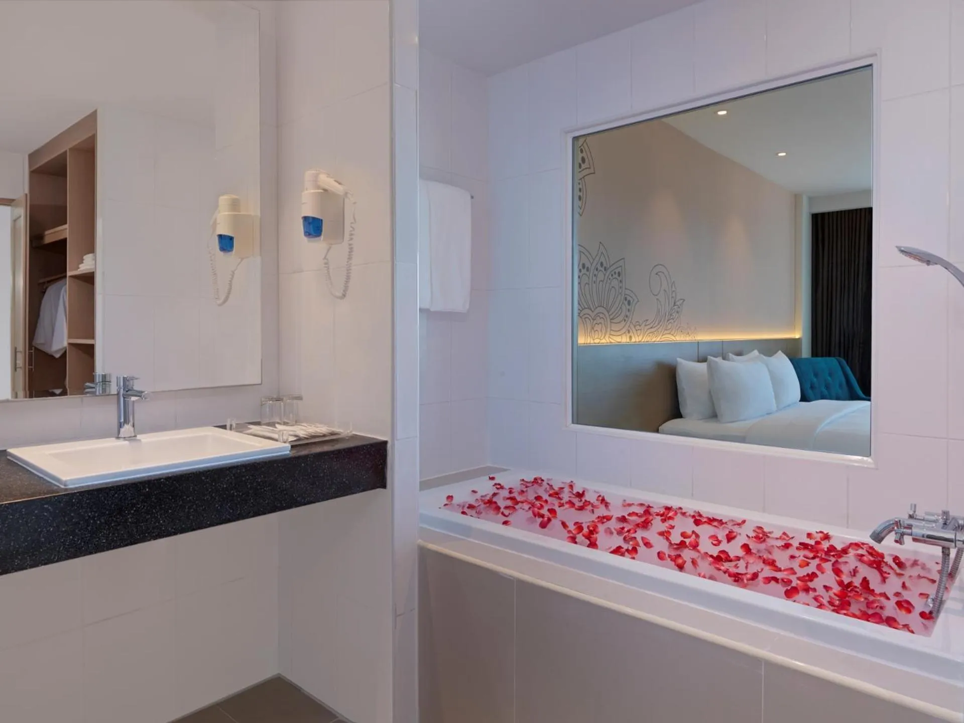 Bathroom in Chanalai Flora Resort, Kata Beach