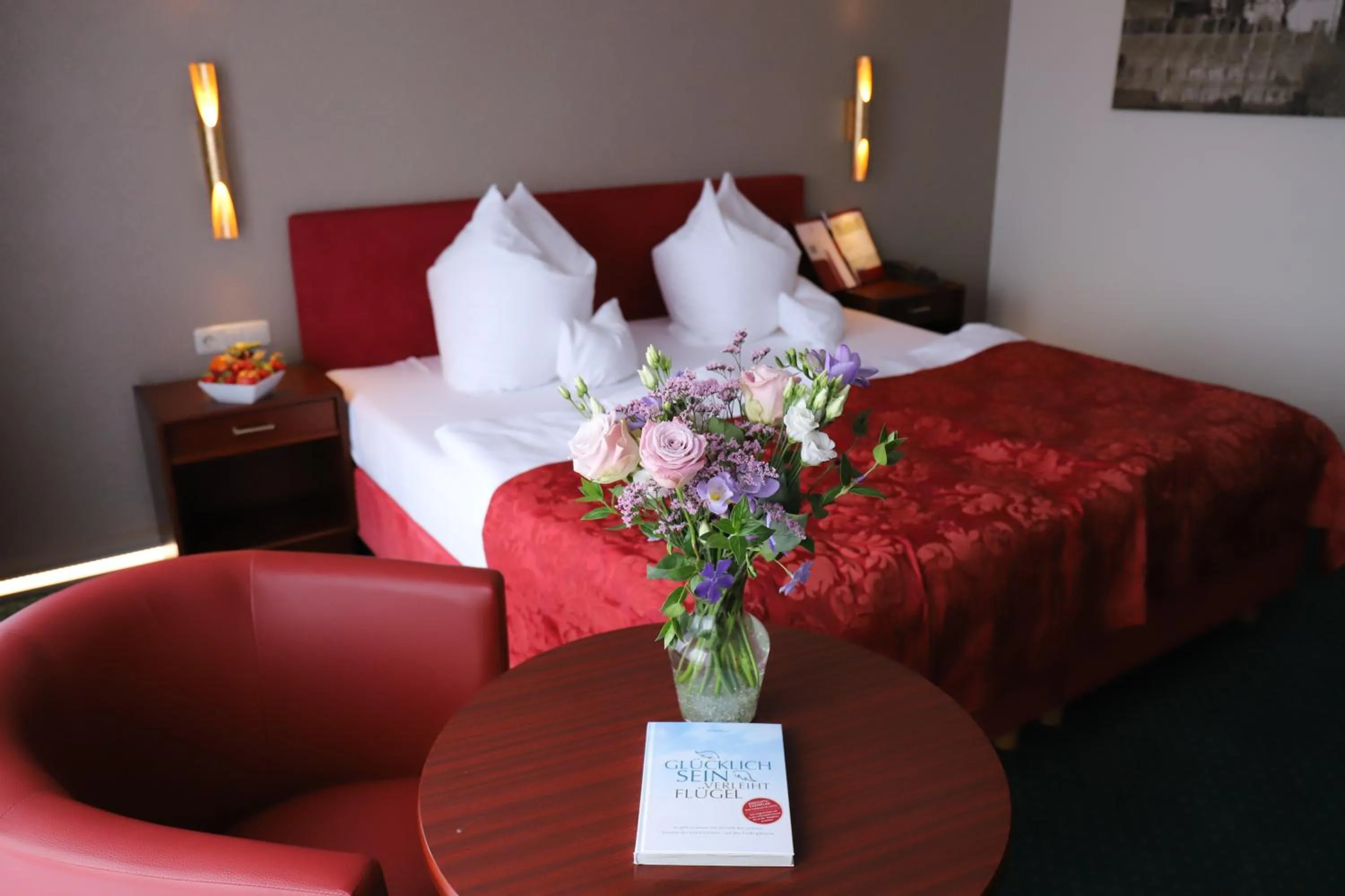 Bed in Panoramahotel & Restaurant am Marienturm