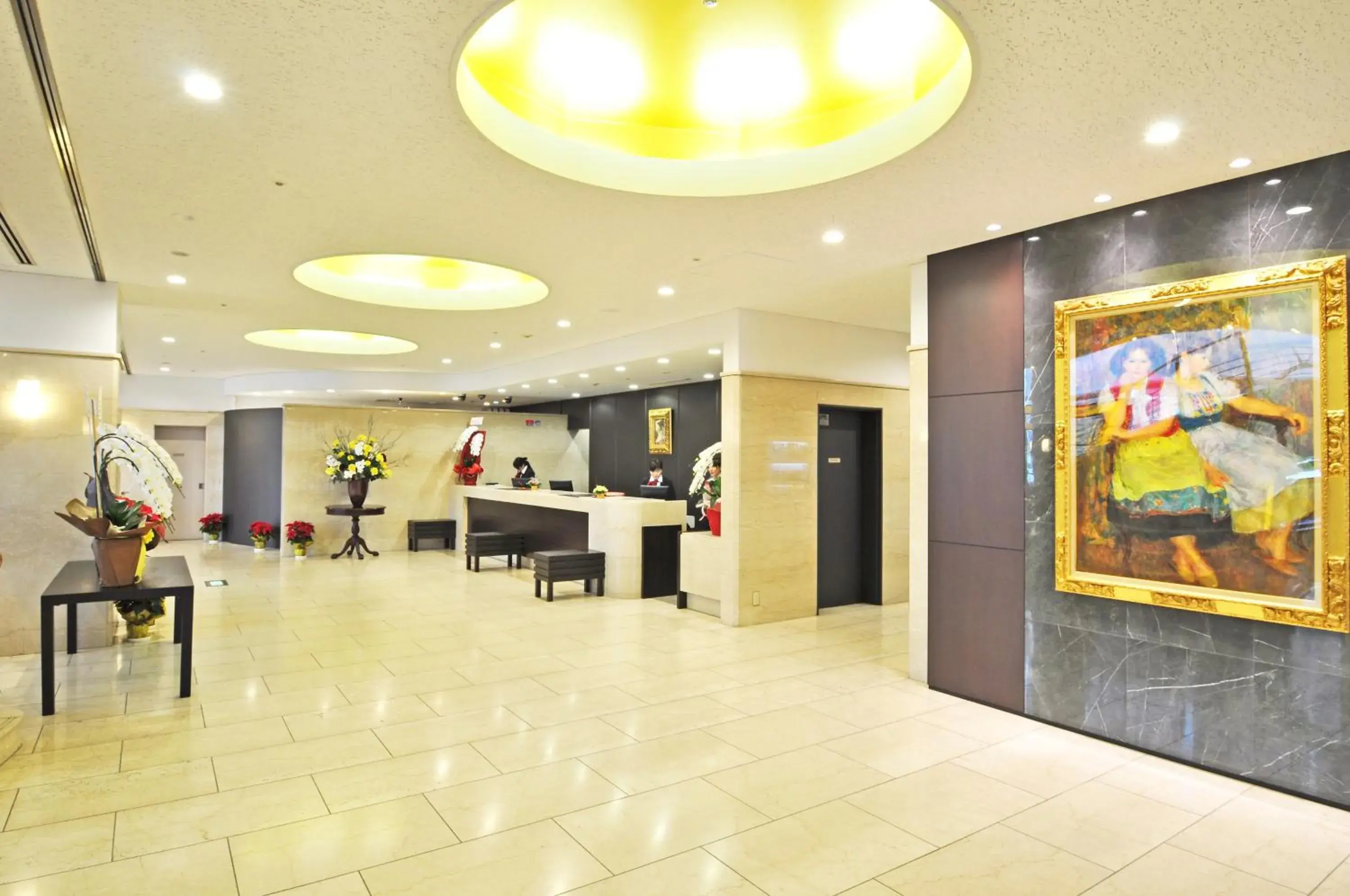 Lobby or reception in Hotel Sankyo Fukushima Lobby or reception in Hotel Sankyo Fukushima