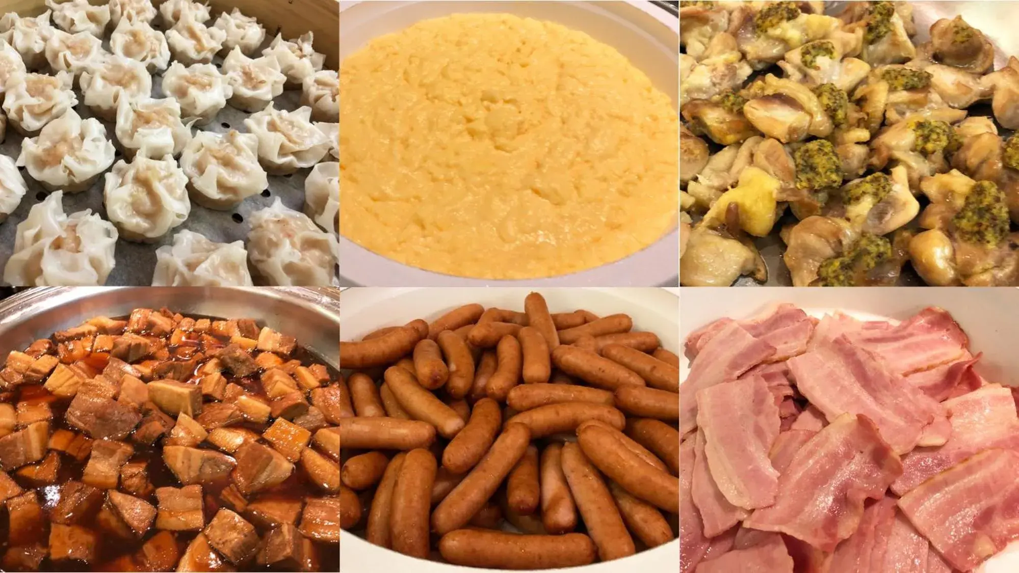 Buffet breakfast in Hotel Sankyo Fukushima Buffet breakfast in Hotel Sankyo Fukushima