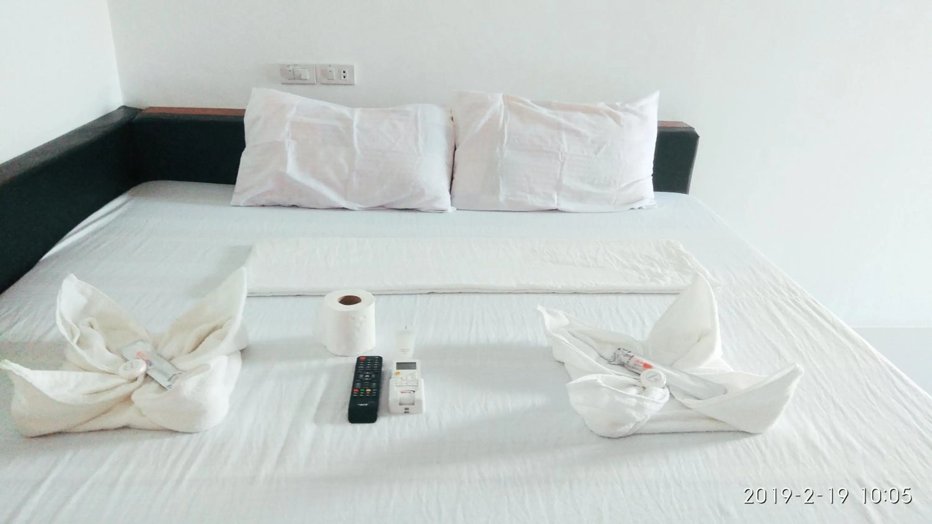 Bed in Jalyn's Resort Sabang