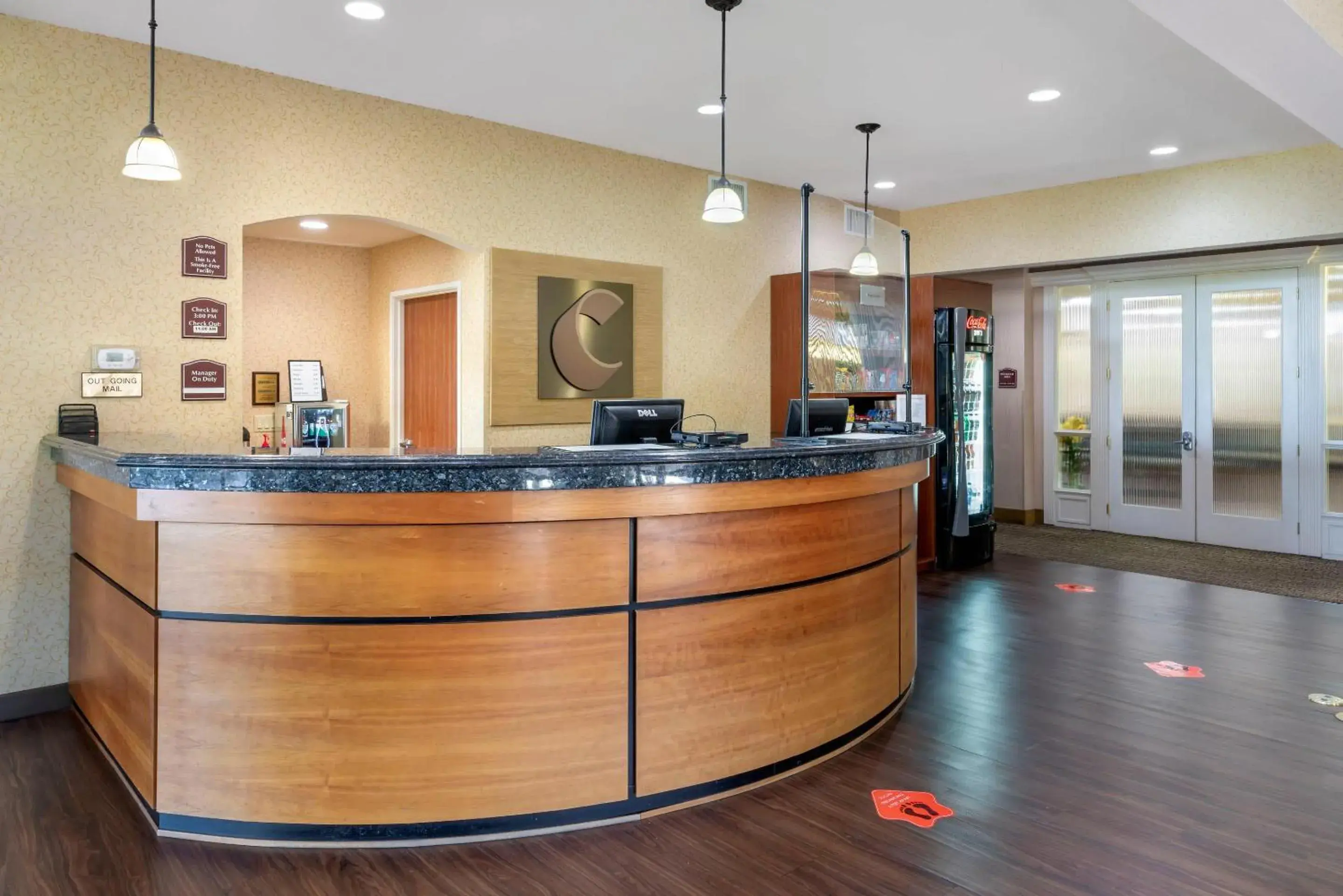 Lobby or reception in Comfort Suites Eugene University Lobby or reception in Comfort Suites Eugene University