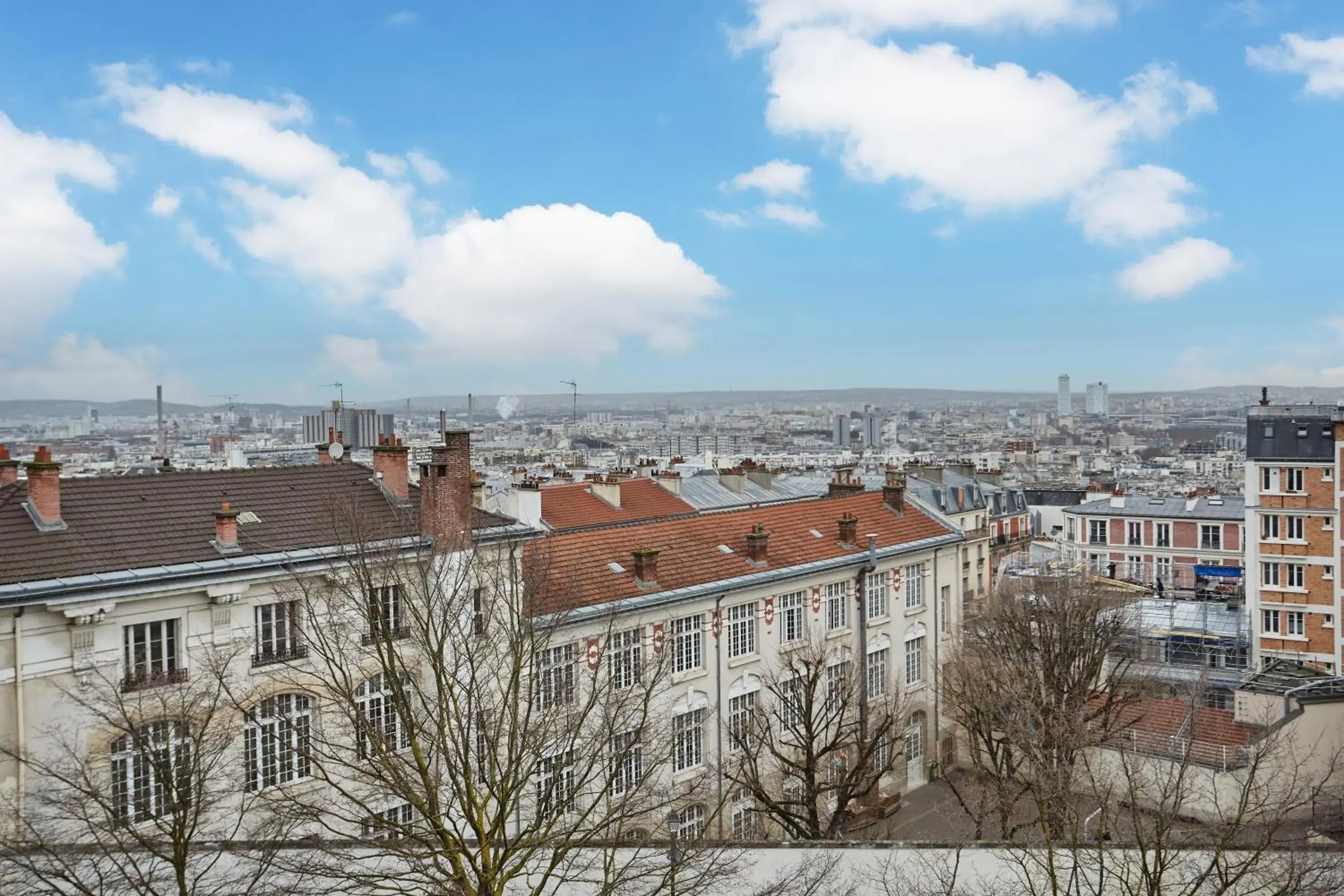 City view in Appart Hotel Odalys City Paris Montmartre City view in Appart Hotel Odalys City Paris Montmartre