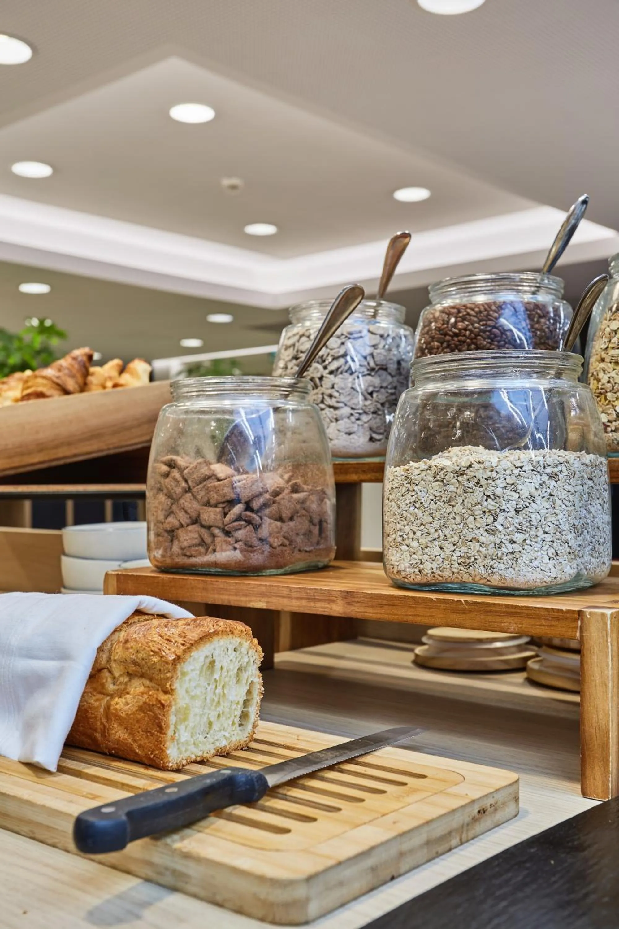 Buffet breakfast in Appart Hotel Odalys City Paris Montmartre