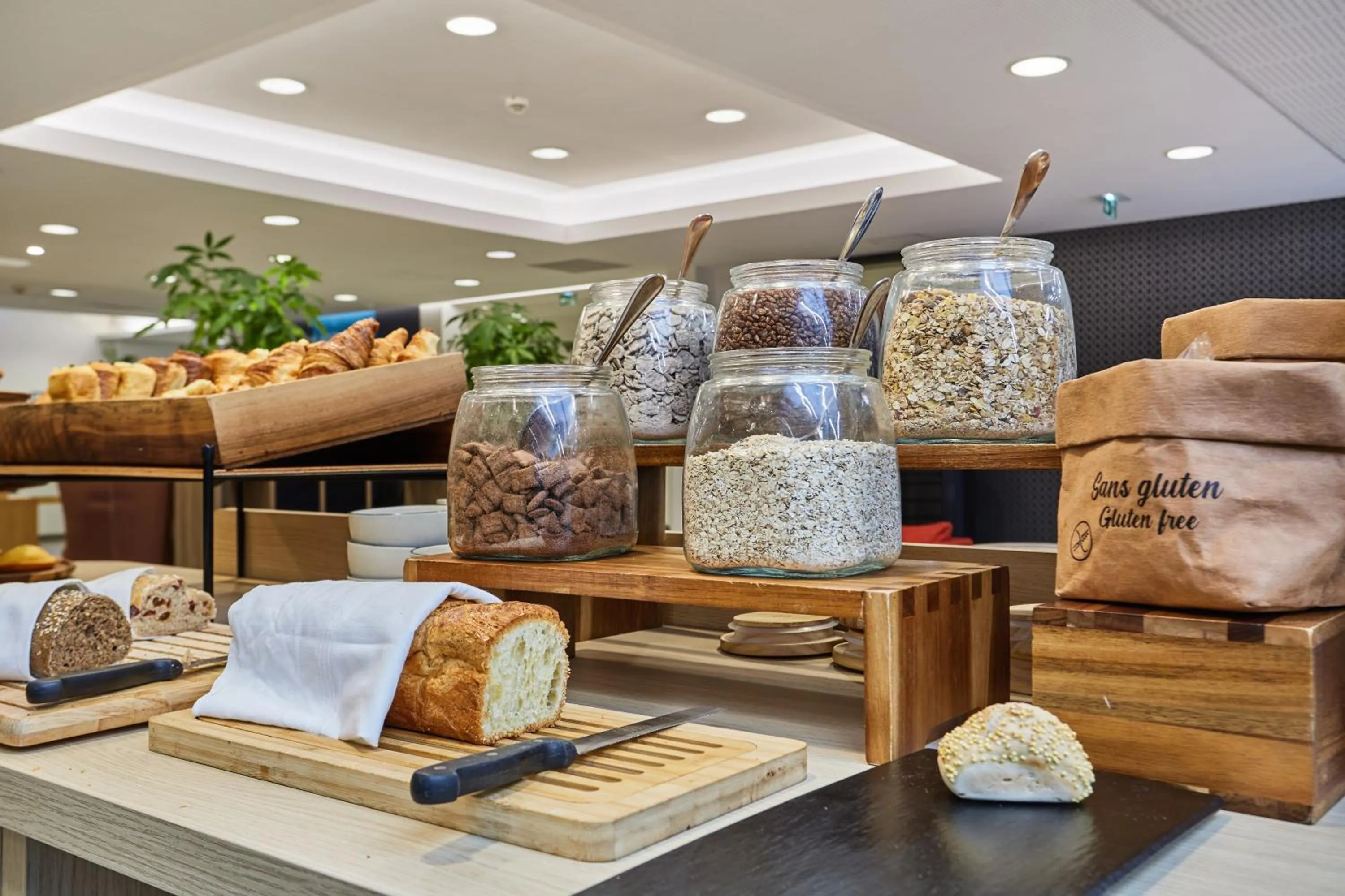 Buffet breakfast in Appart Hotel Odalys City Paris Montmartre