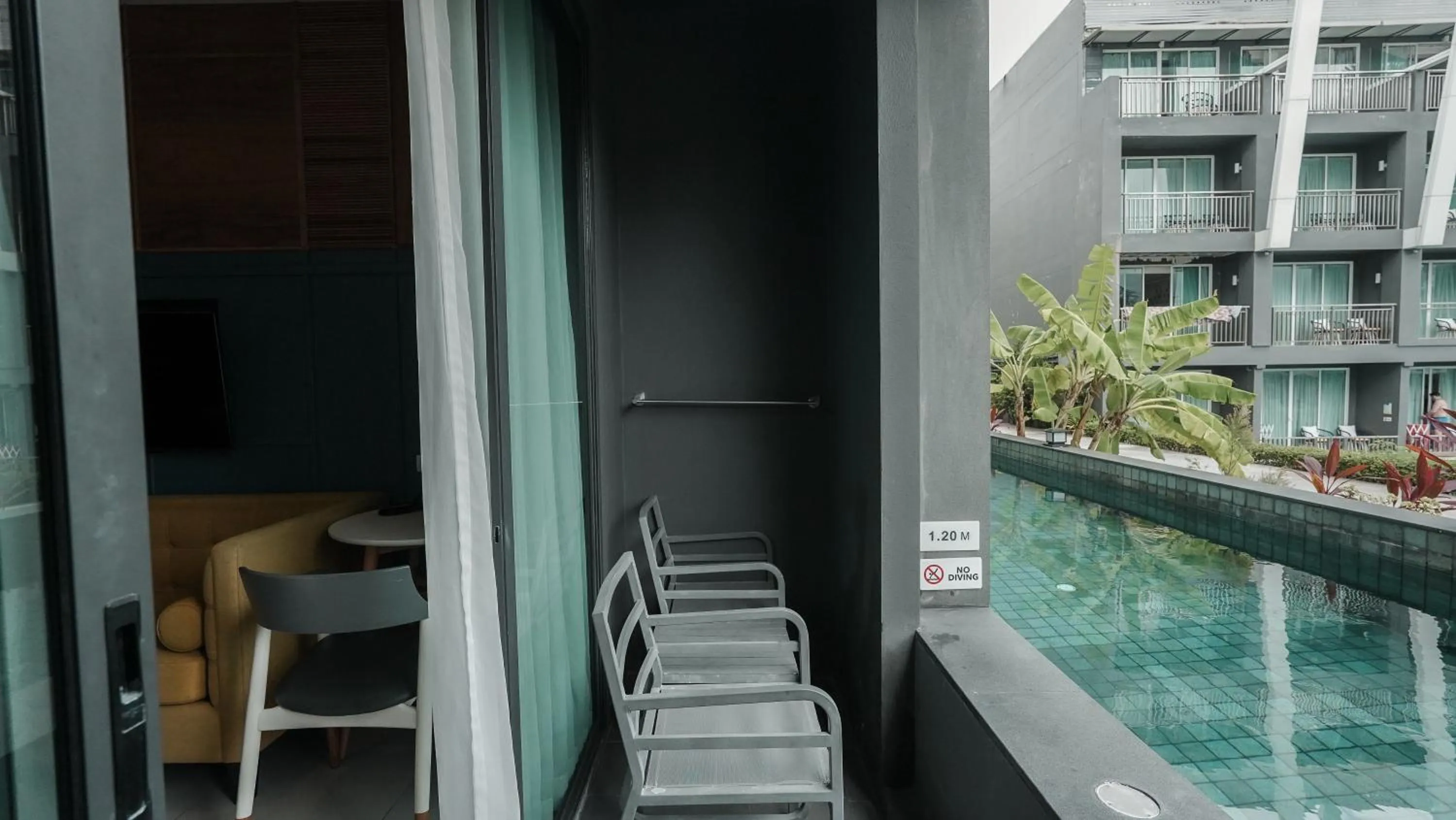 Pool view in Sugar Marina Hotel - ART - Karon Beach