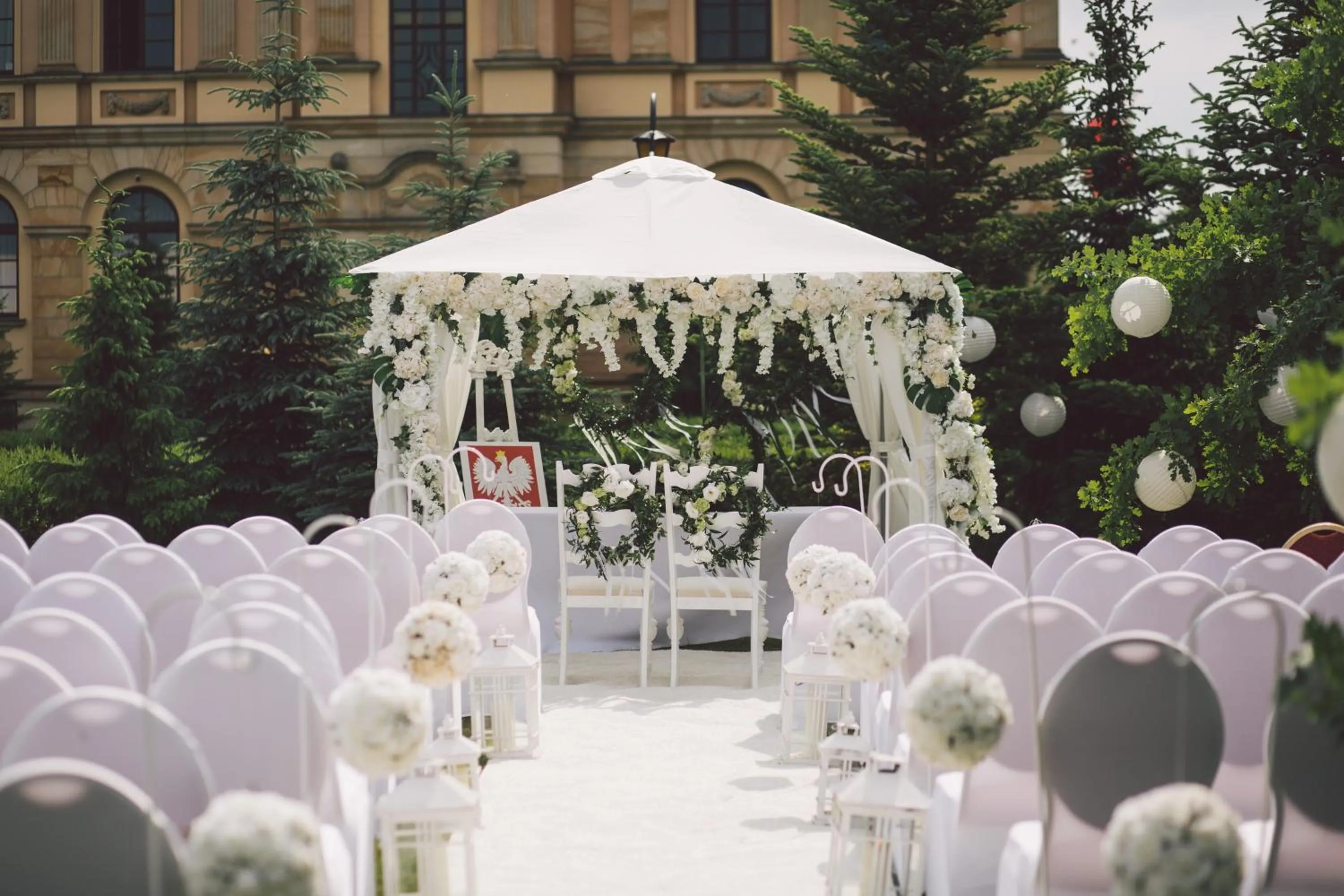 Garden in Pałac Bursztynowy