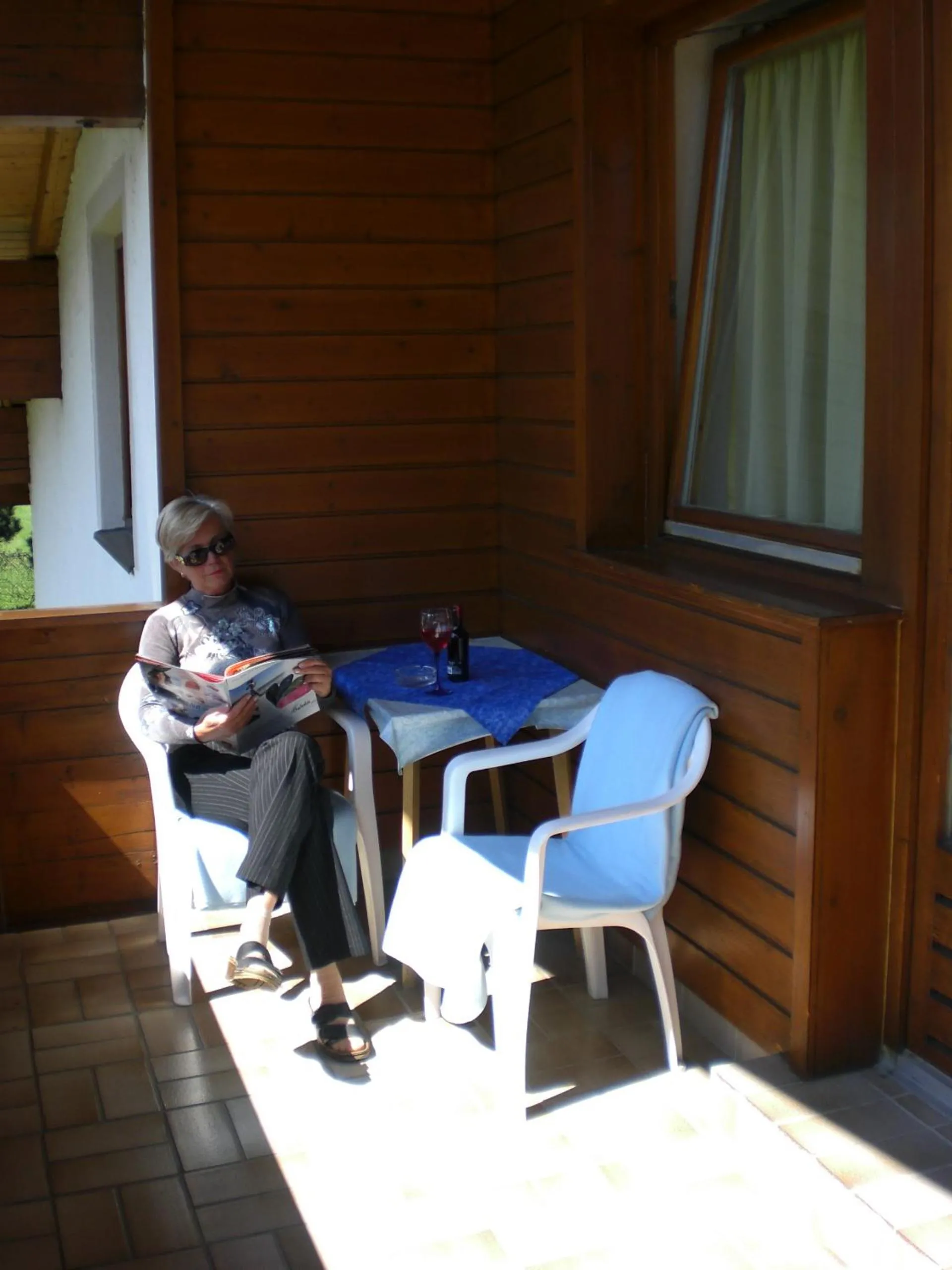 Balcony/Terrace in Haus Angelika - bed & breakfast - Innsbruck/Igls