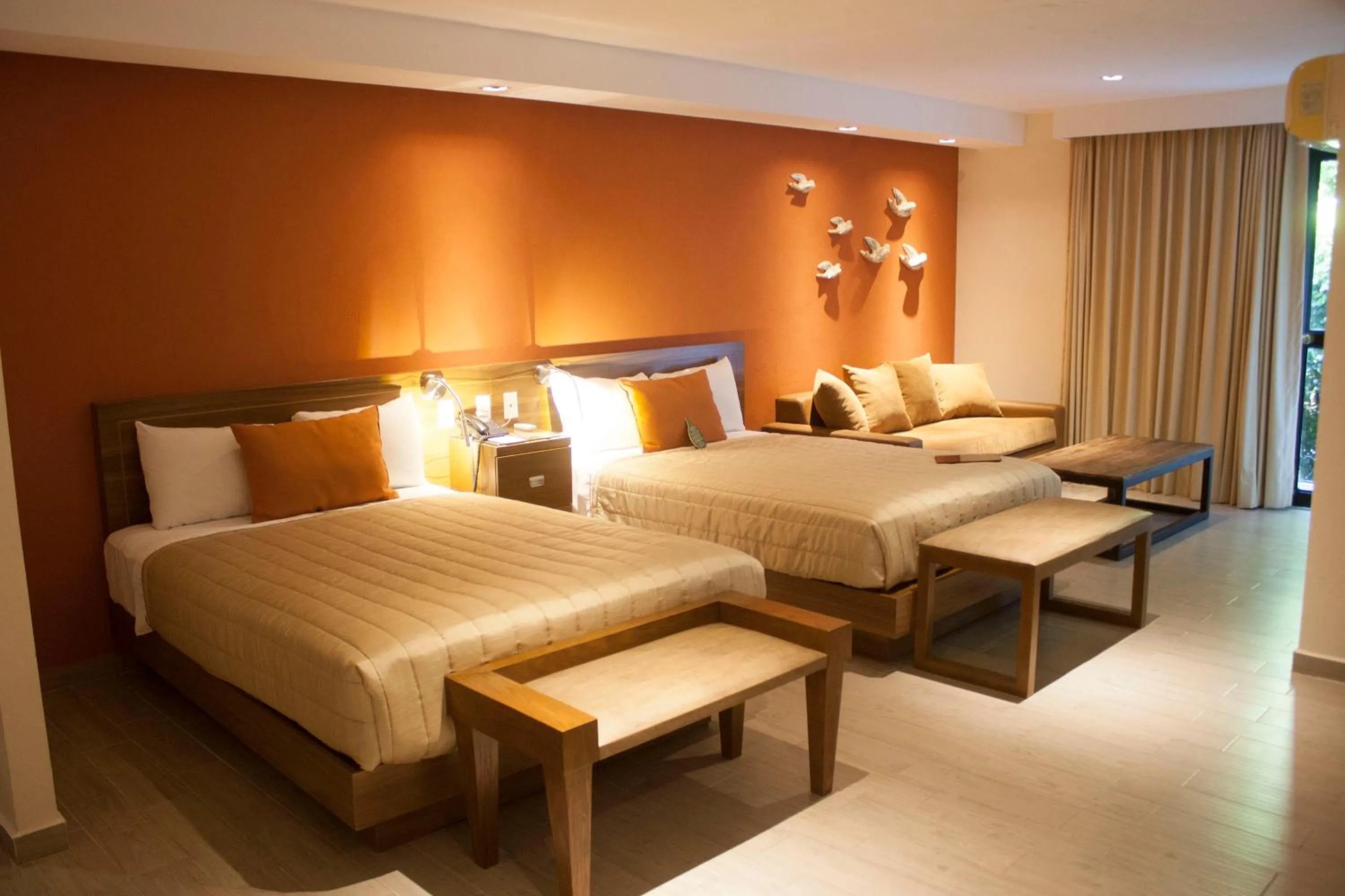 Photo of the whole room, Bed in Hotel Puerta Del Sol Guadalajara