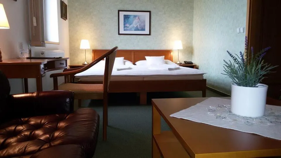 Bedroom, Bed in Pension U Labe