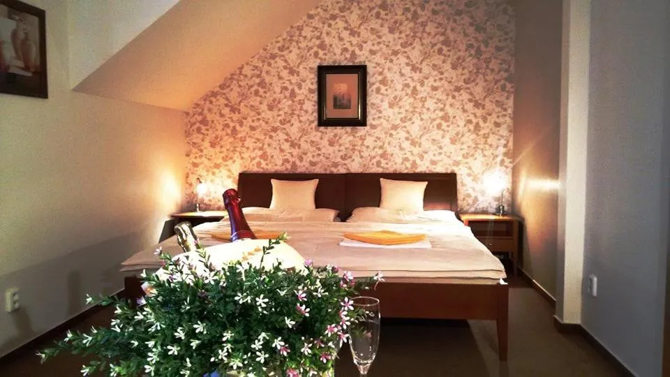 Bedroom, Bed in Pension U Labe