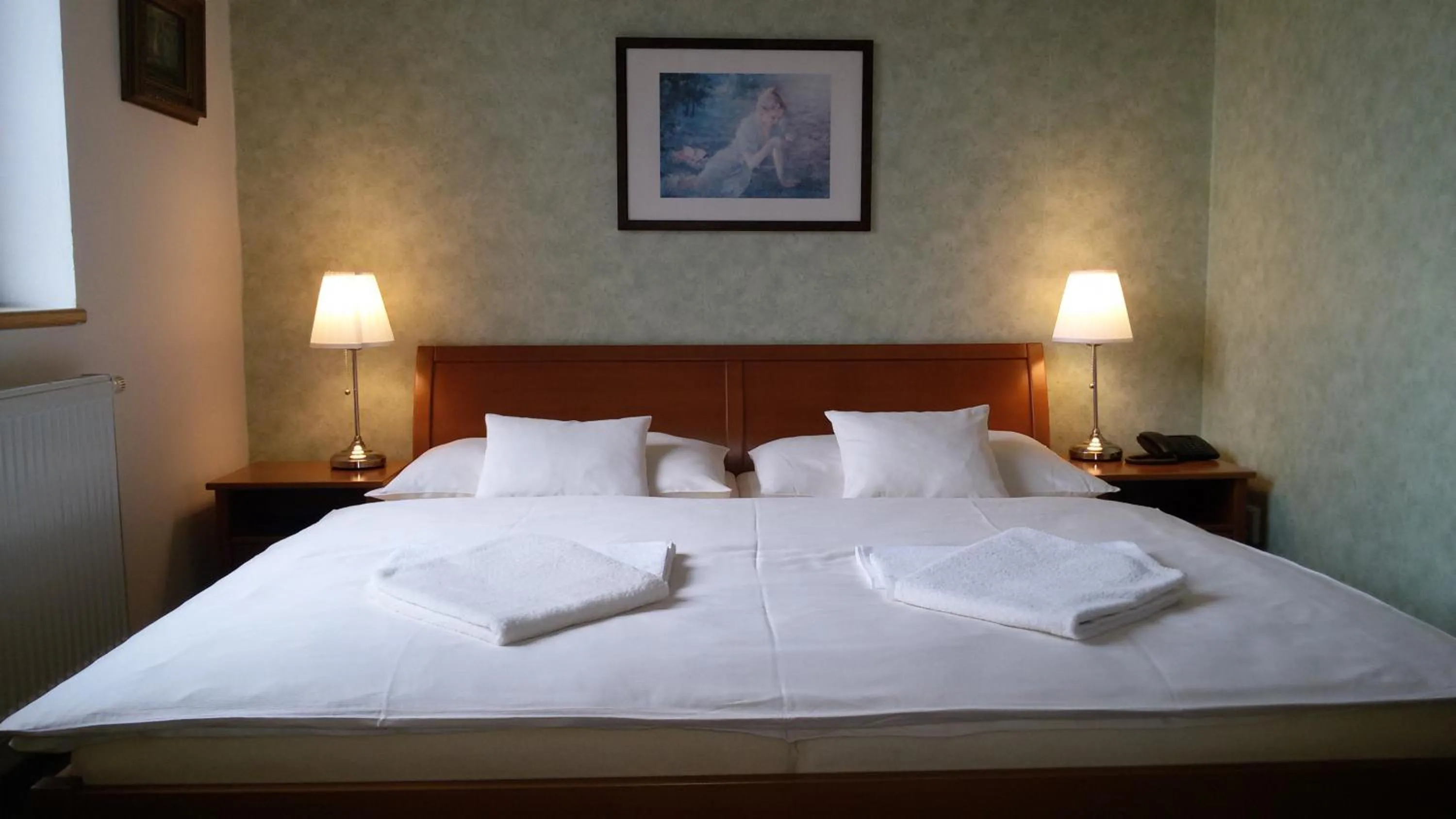 Bed in Pension U Labe