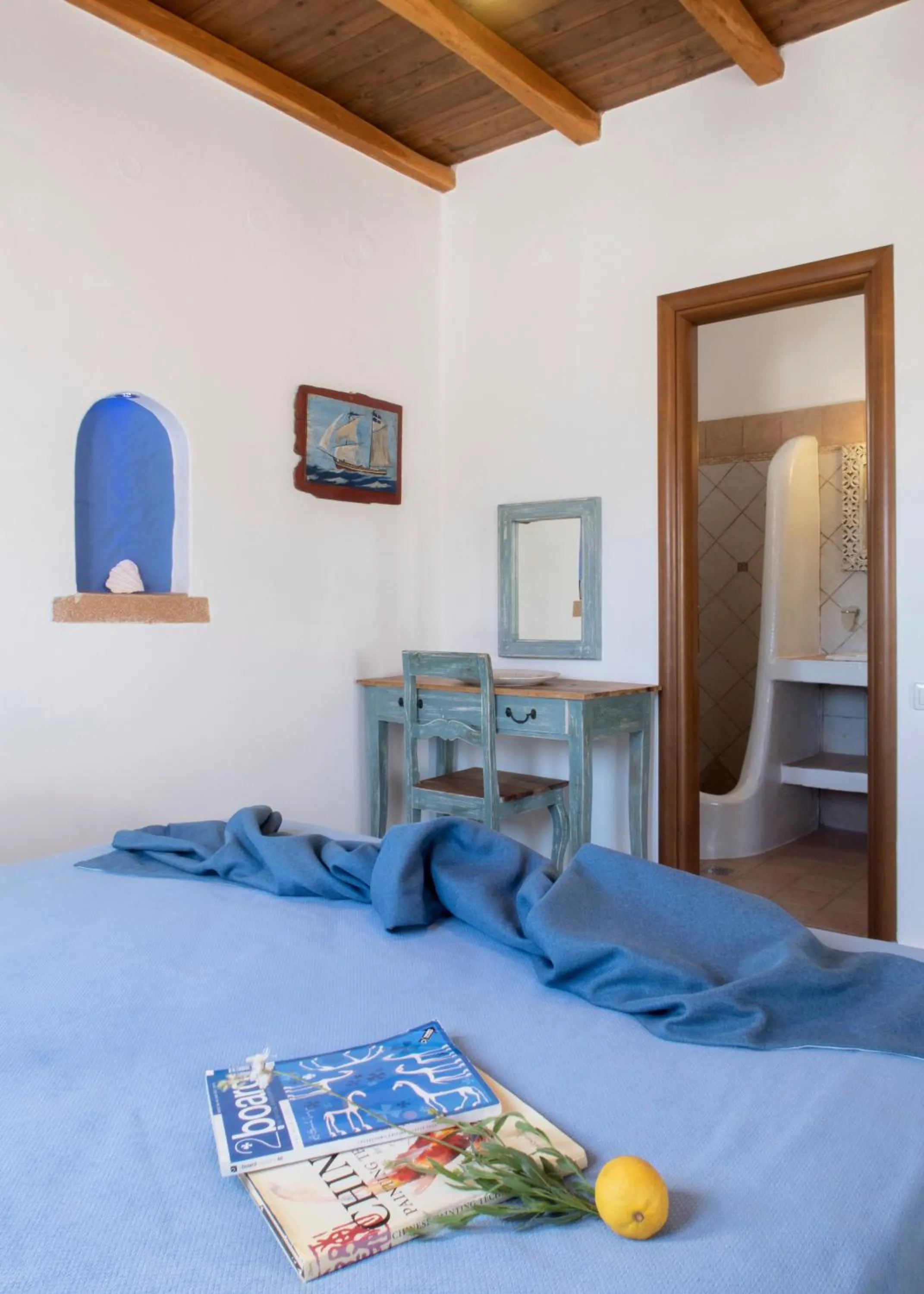 Bed in Panteli Beach Hotel