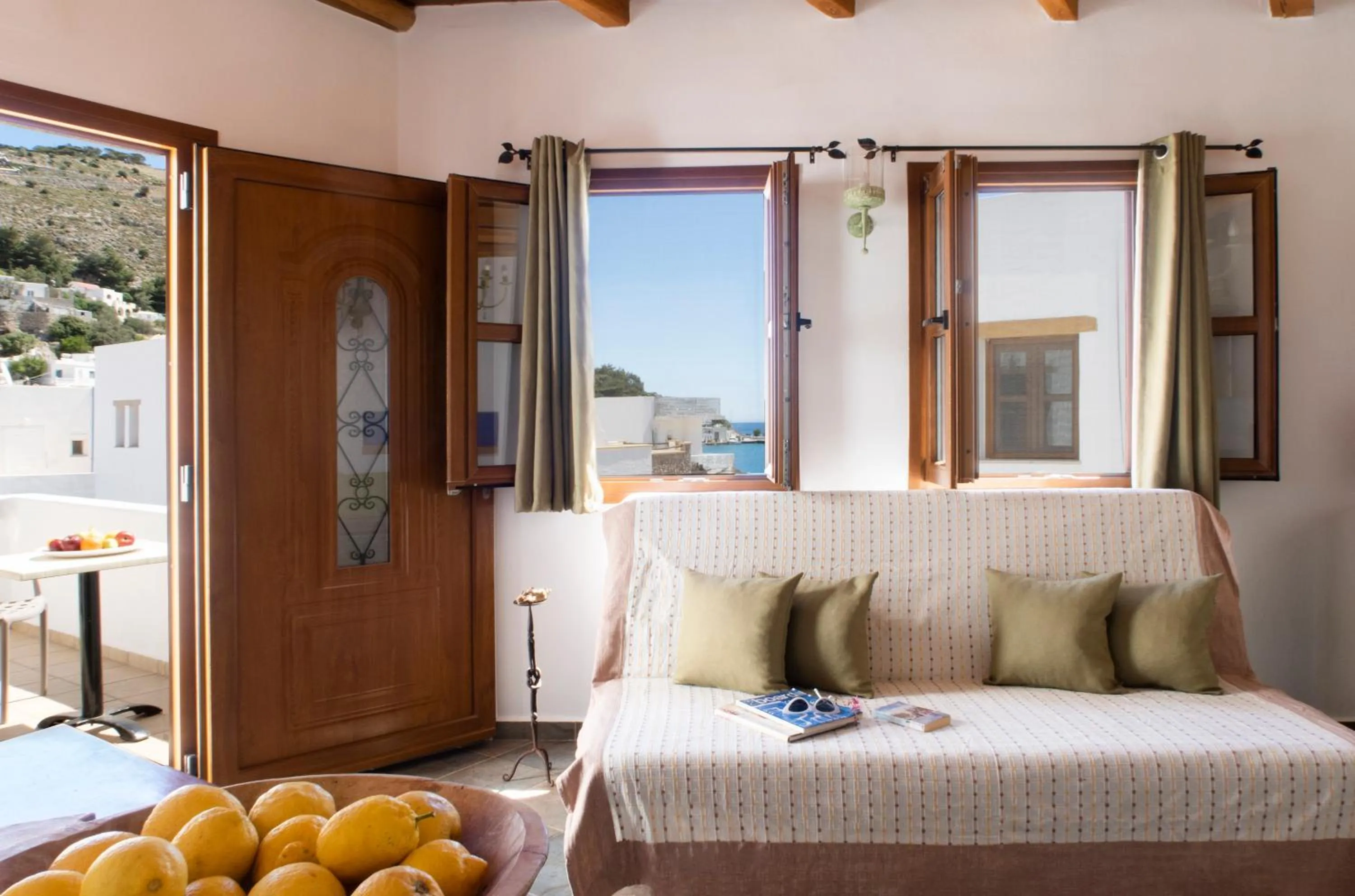 Bed in Panteli Beach Hotel