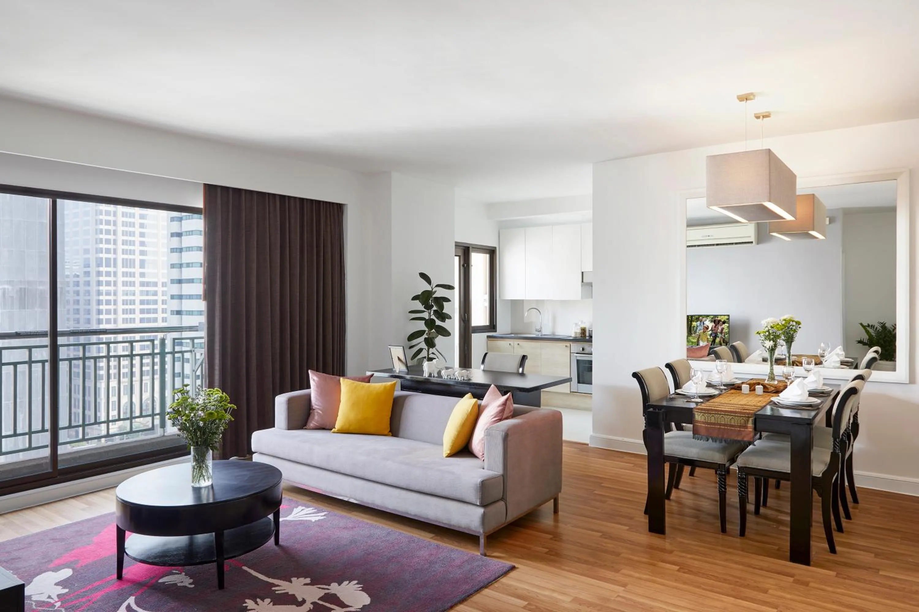 Living room in Somerset Park Suanplu Bangkok