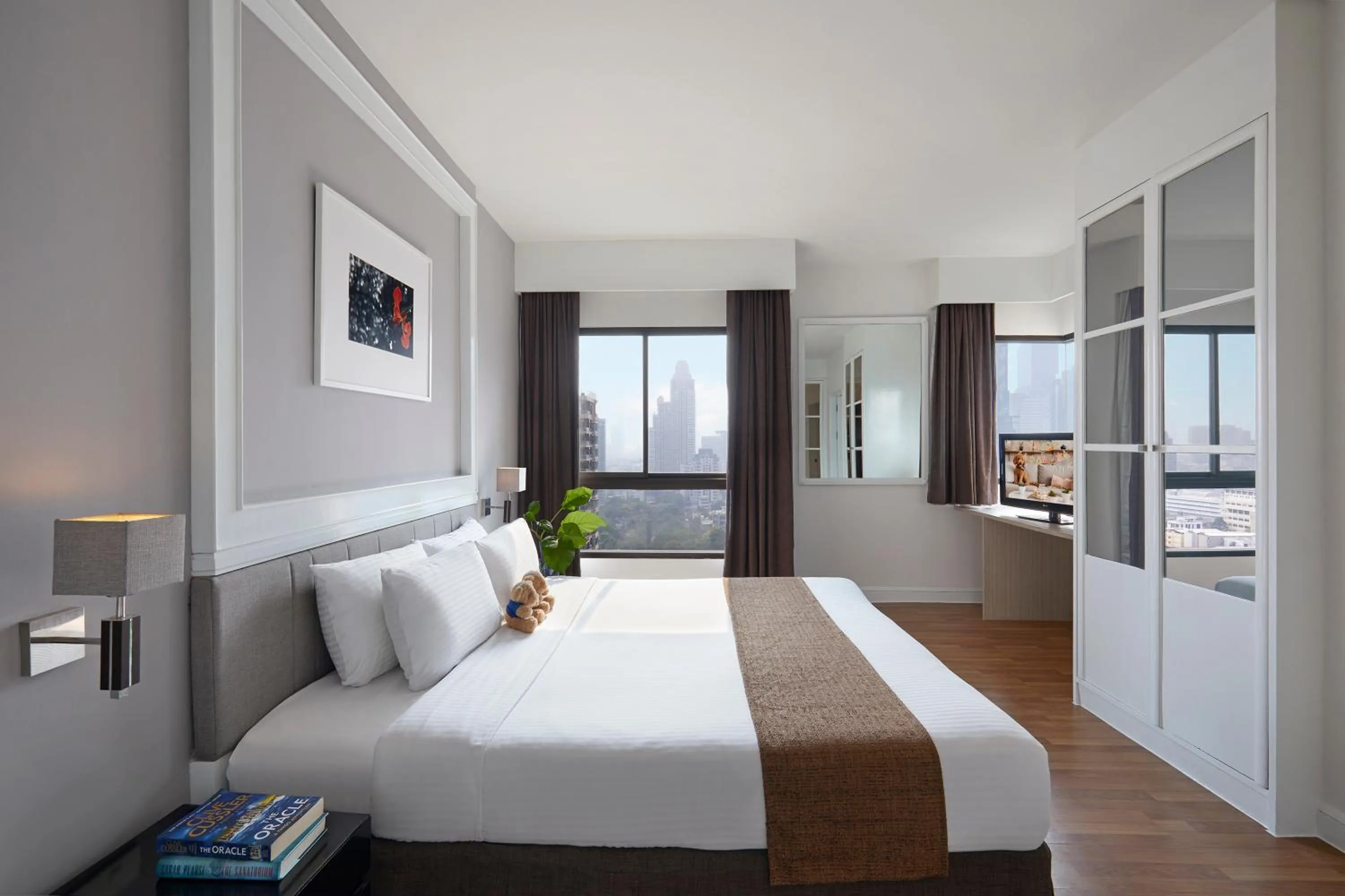 Bedroom, Bed in Somerset Park Suanplu Bangkok