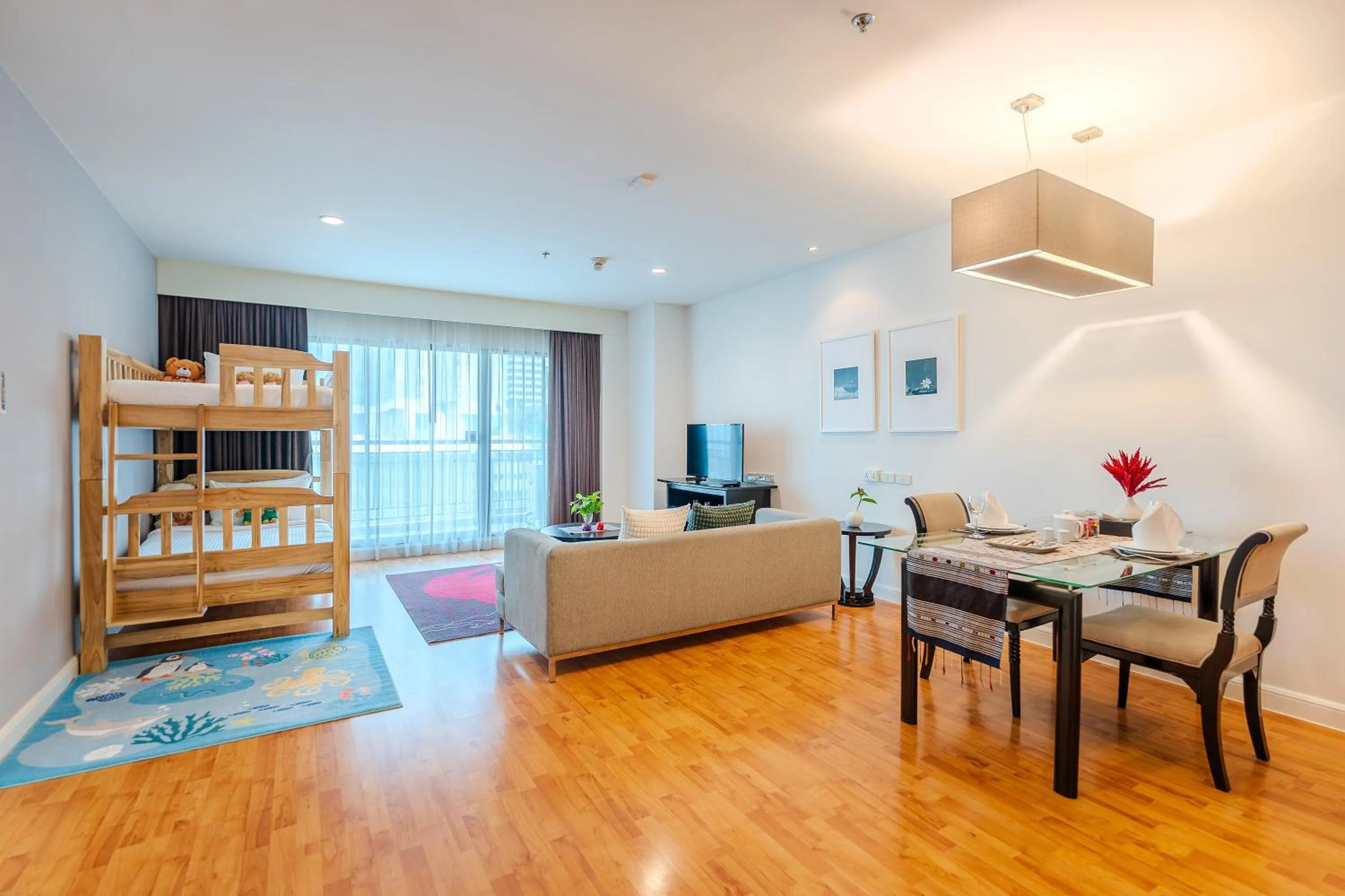 Living room in Somerset Park Suanplu Bangkok