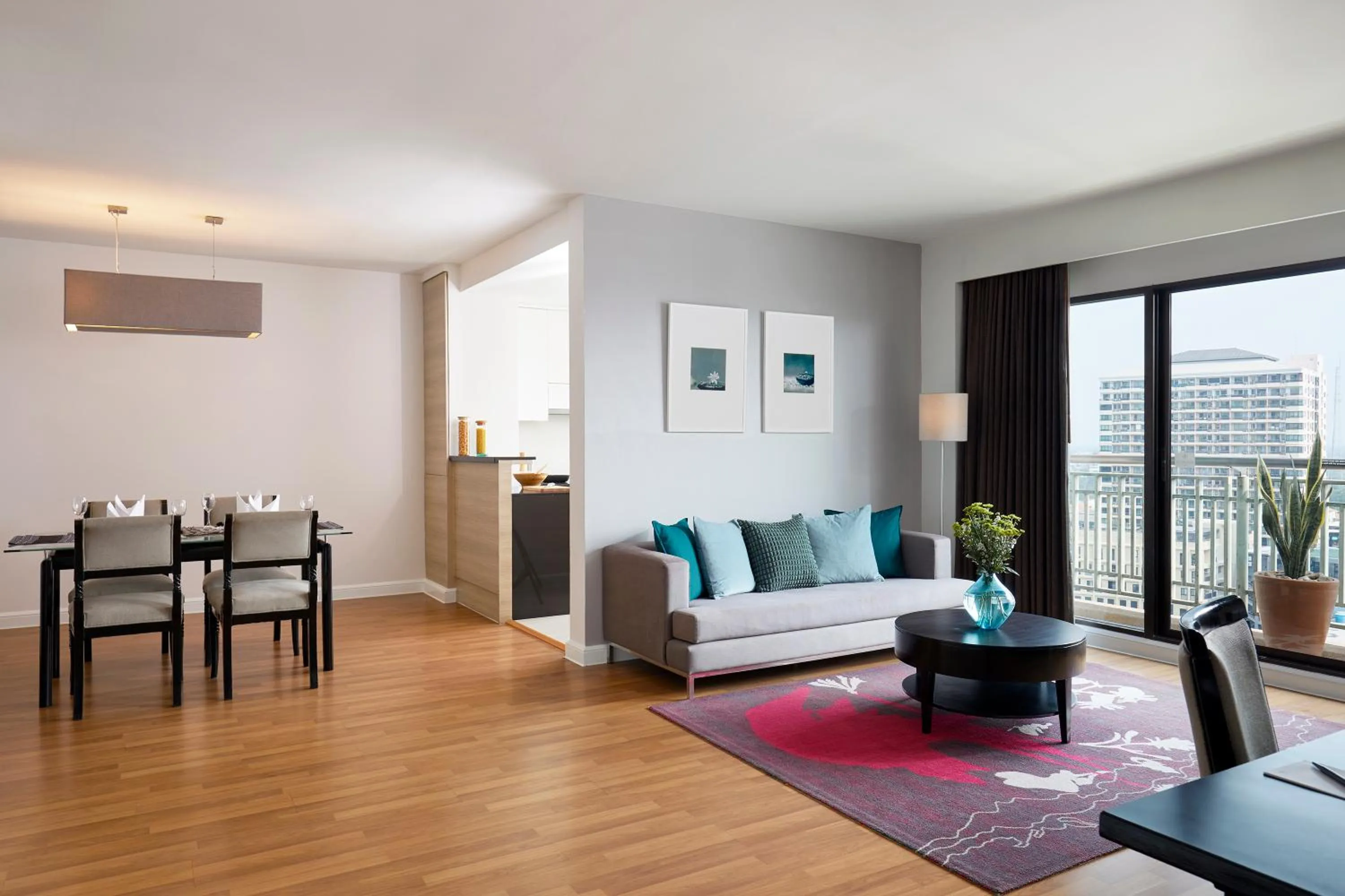 Living room in Somerset Park Suanplu Bangkok