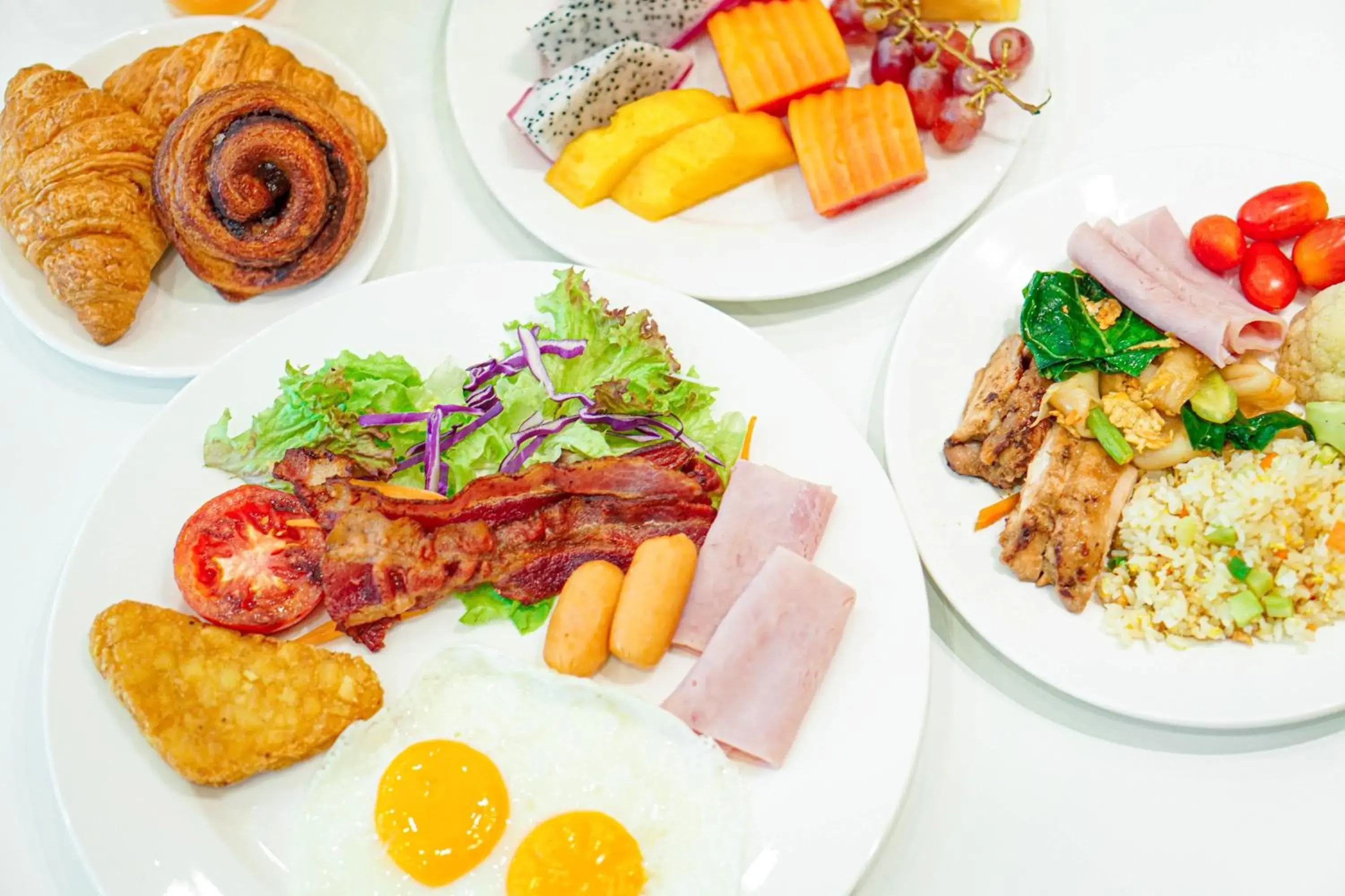 Buffet breakfast in Somerset Park Suanplu Bangkok Buffet breakfast in Somerset Park Suanplu Bangkok