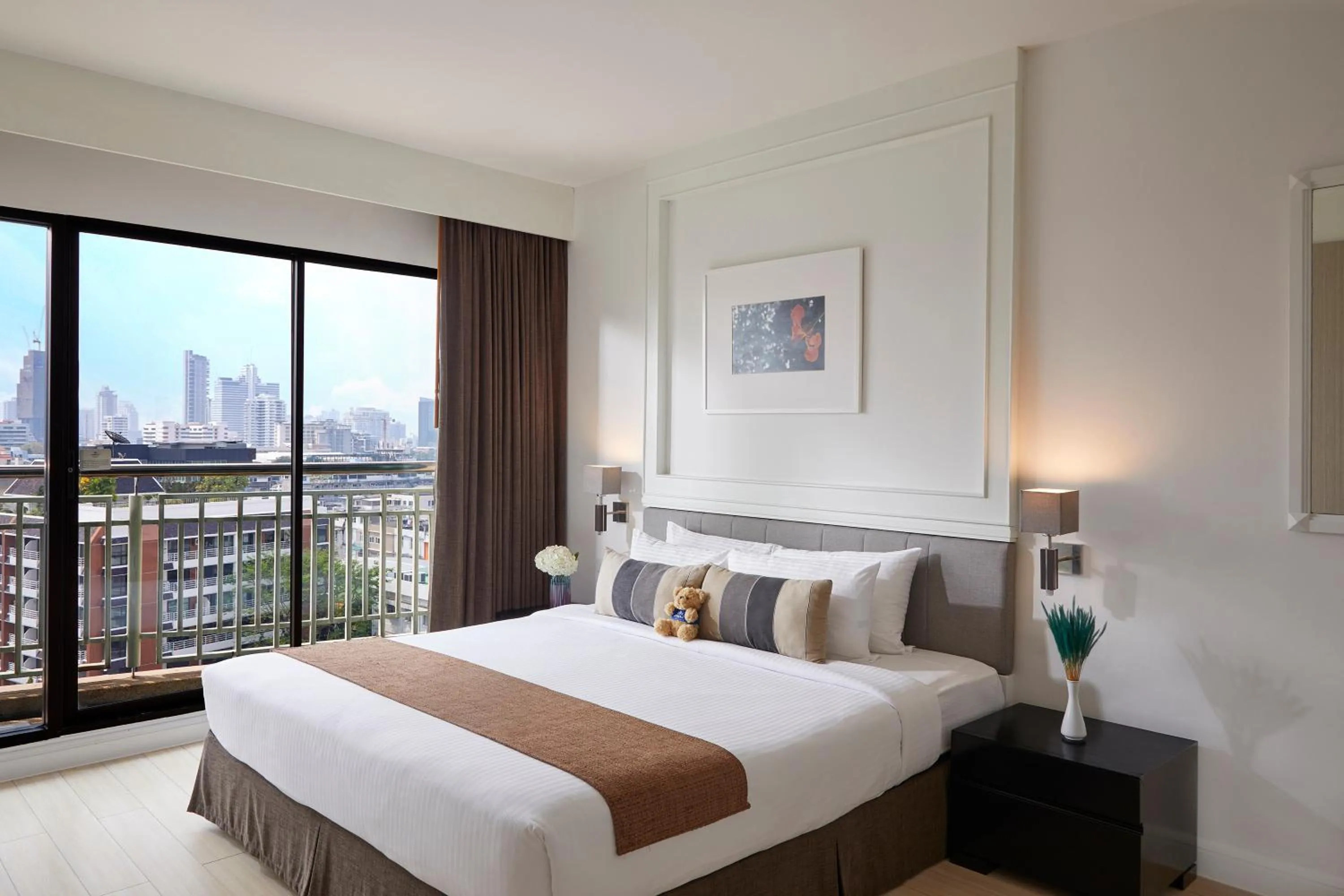 Bedroom, Bed in Somerset Park Suanplu Bangkok