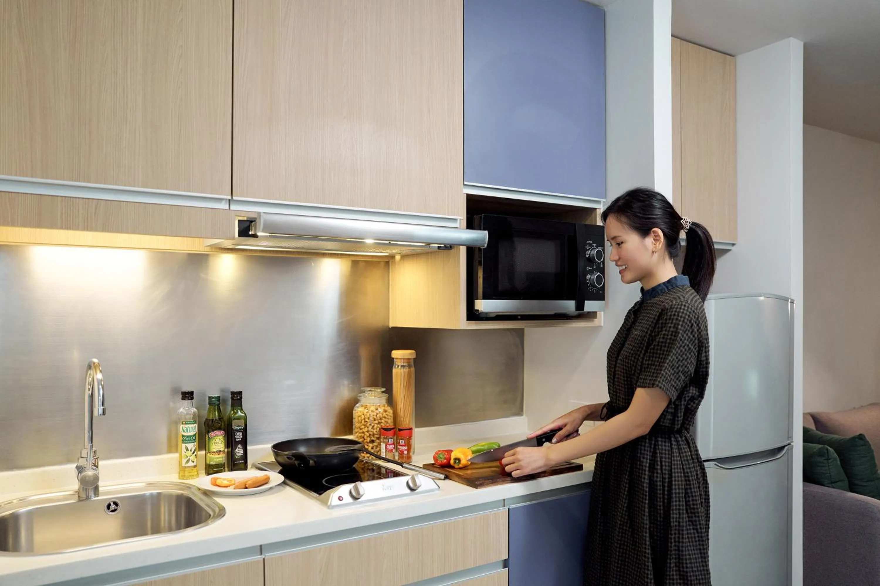Kitchen or kitchenette in Citadines Sukhumvit 16 Bangkok