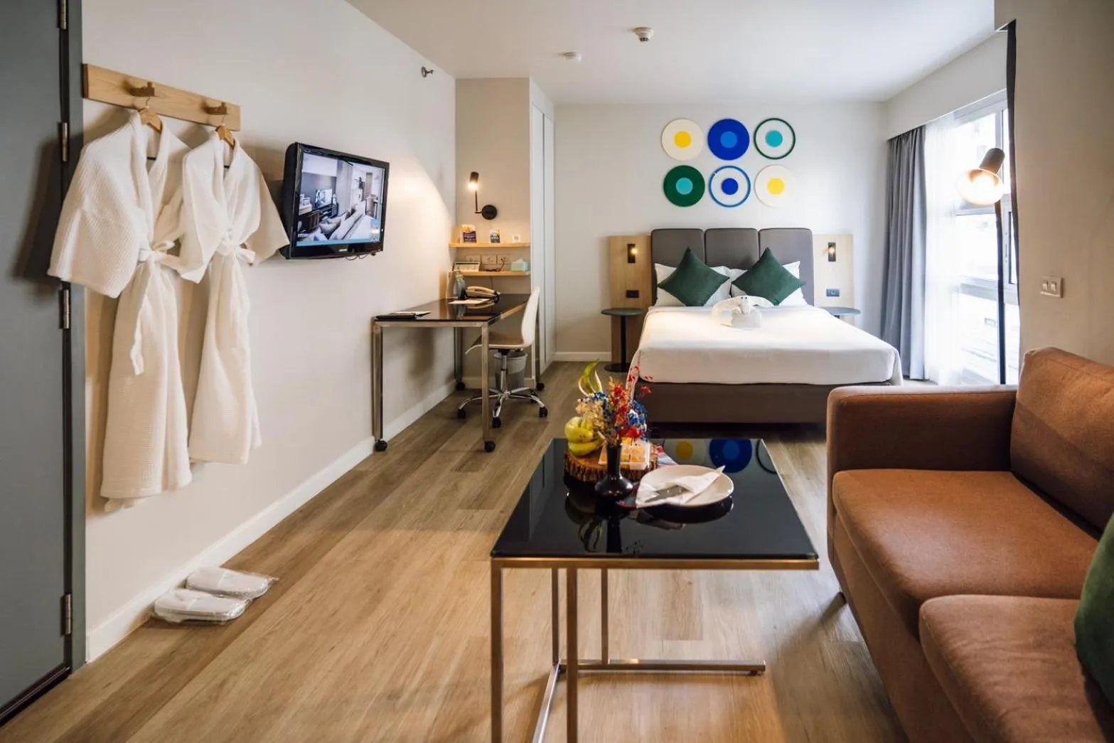 Bedroom, Bed in Citadines Sukhumvit 16 Bangkok