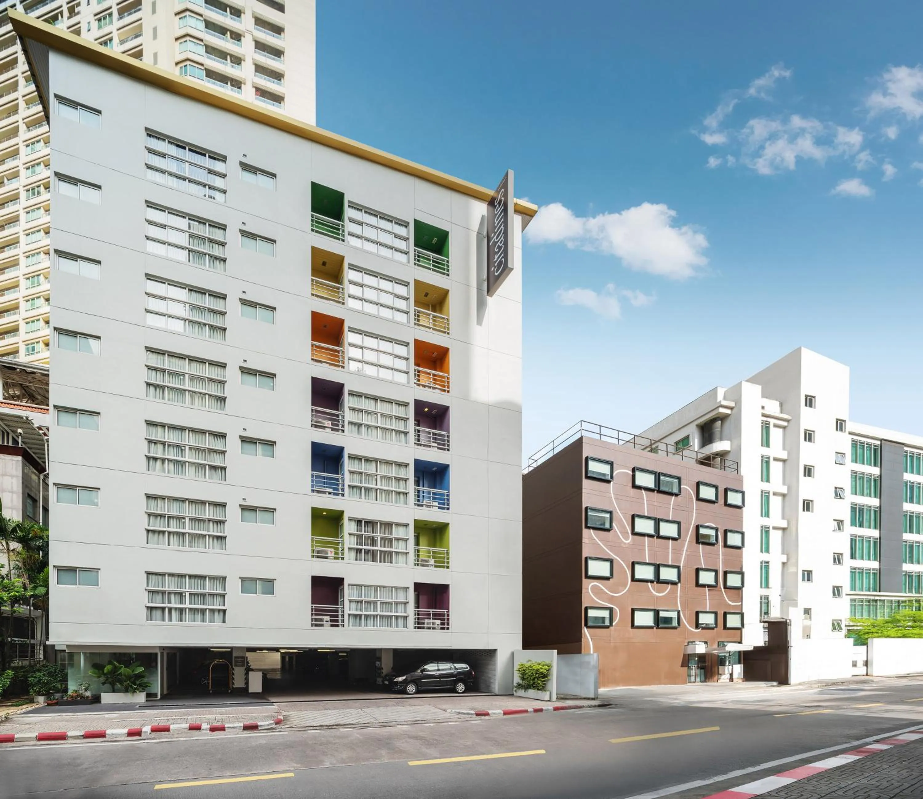 Property building in Citadines Sukhumvit 16 Bangkok