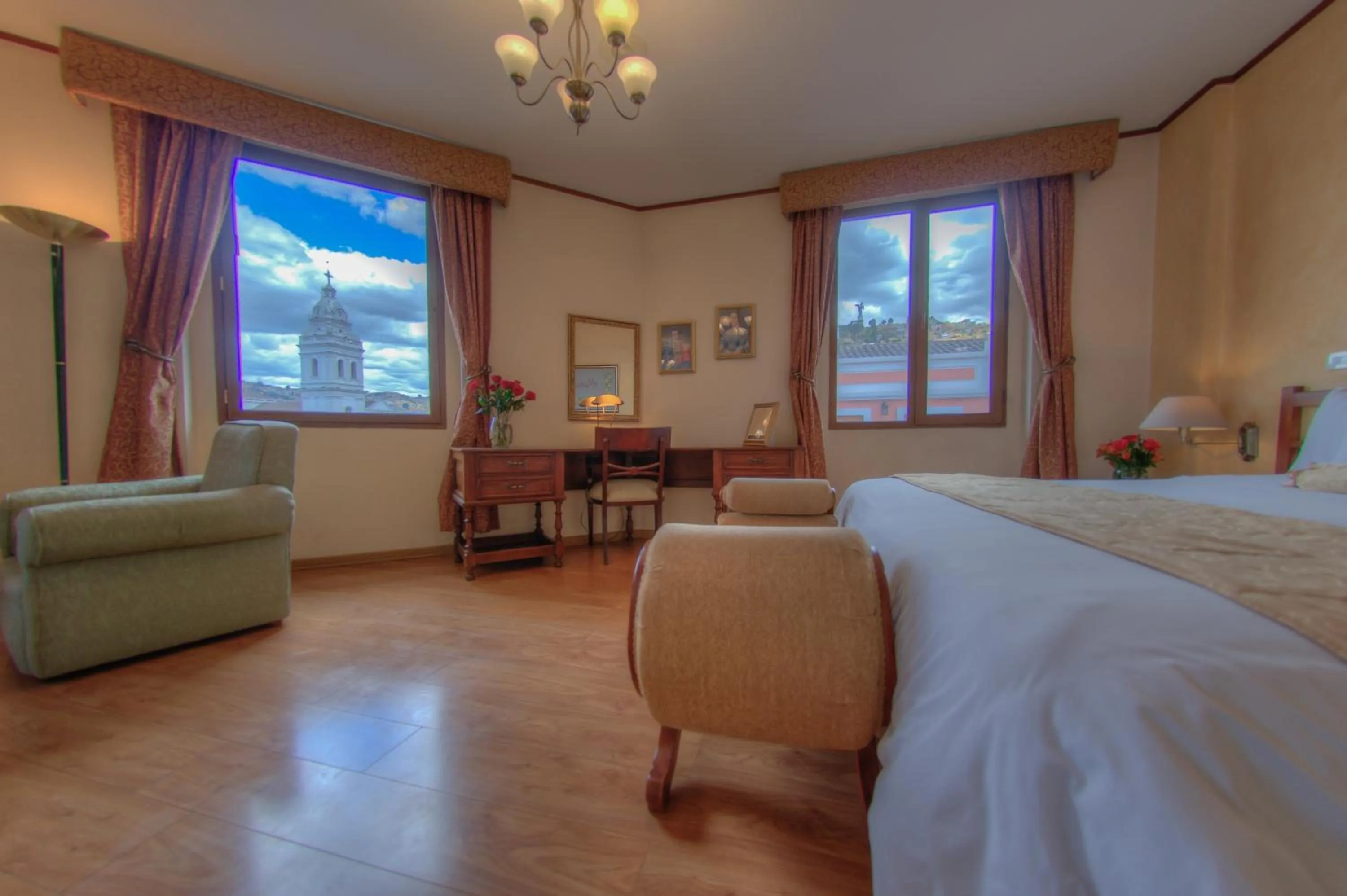 City view, Bed in Hotel Real Audiencia