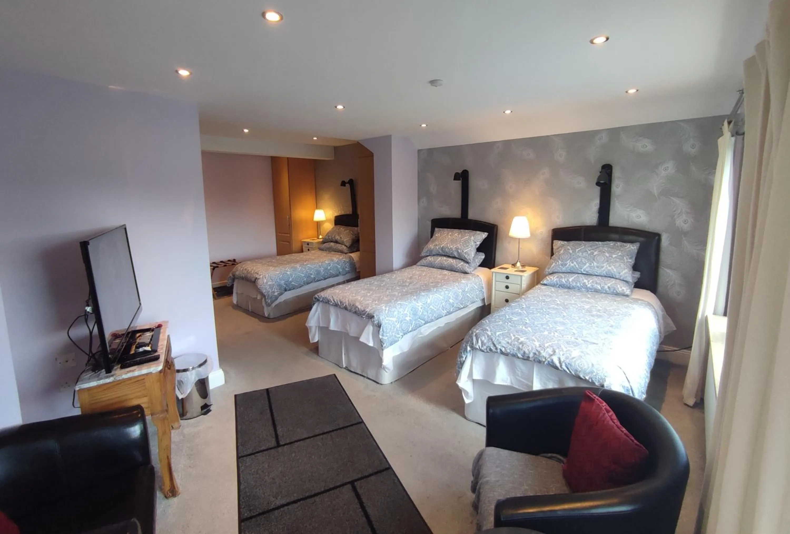 Bed in Marie's Bed and Breakfast