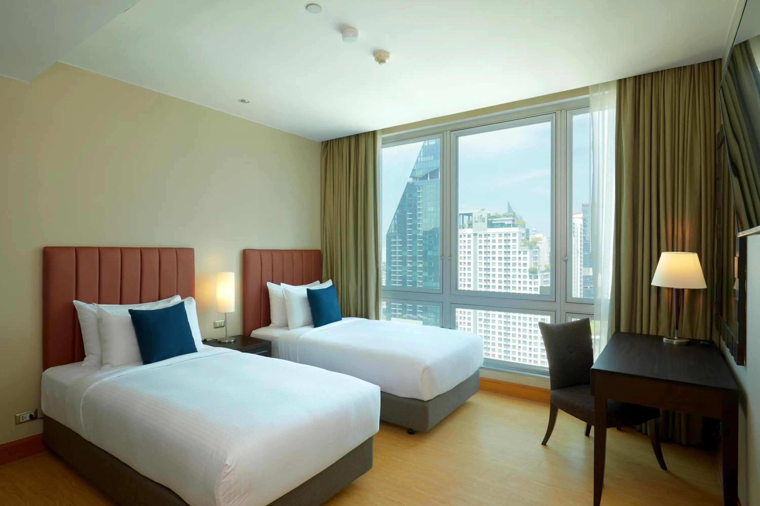 Bed in Ascott Sathorn Bangkok