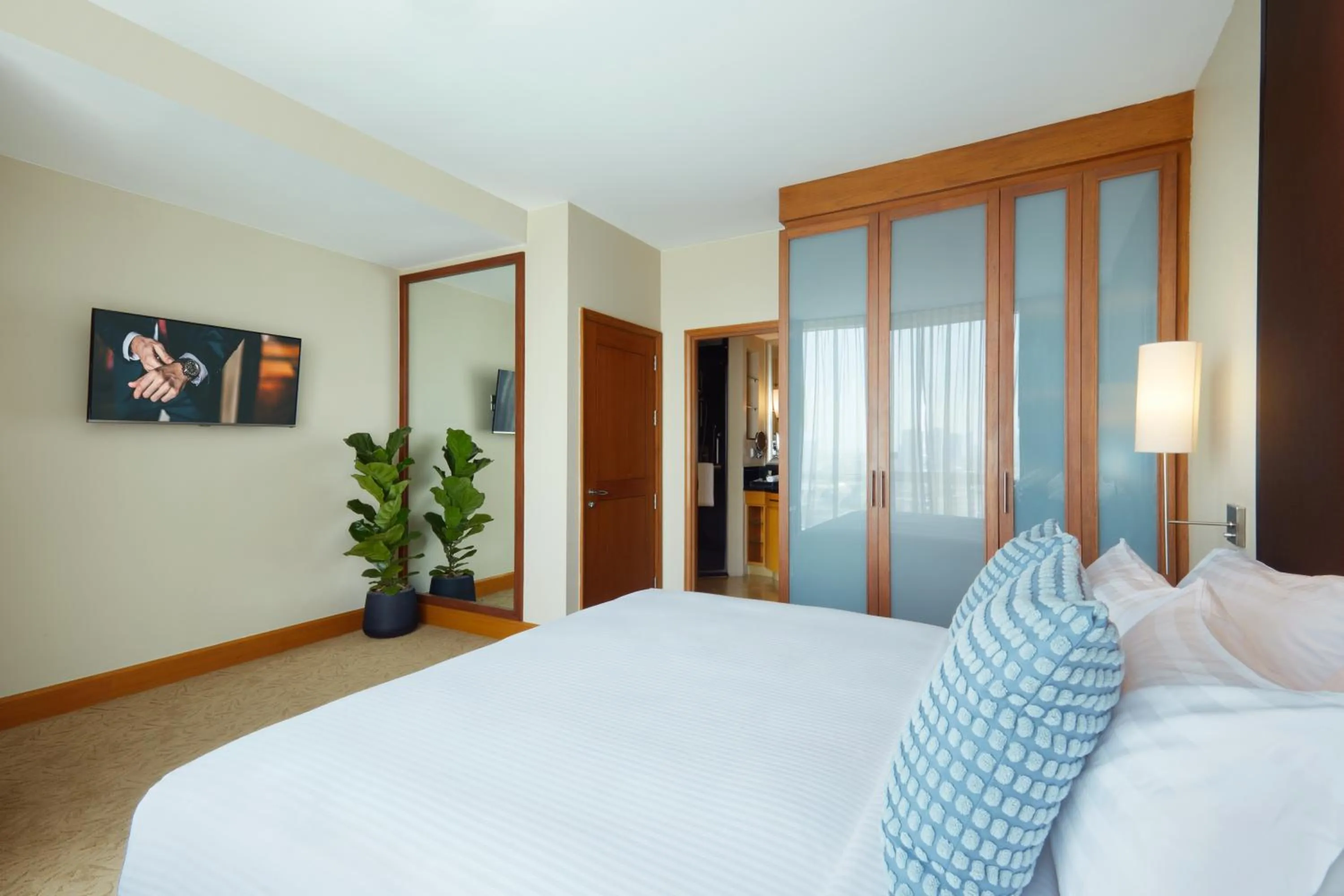 Bedroom, Bed in Ascott Sathorn Bangkok