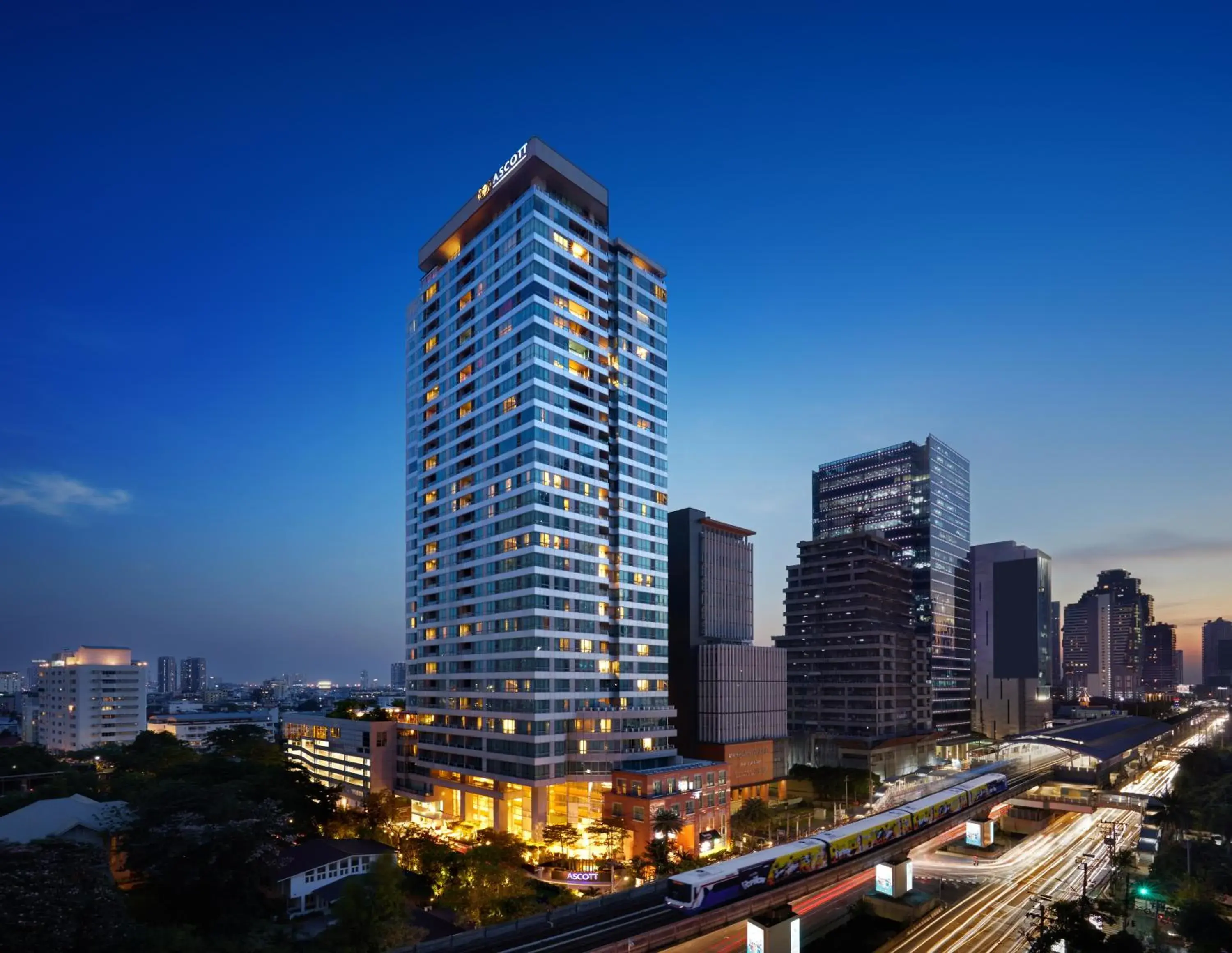 Property building in Ascott Sathorn Bangkok Property building in Ascott Sathorn Bangkok