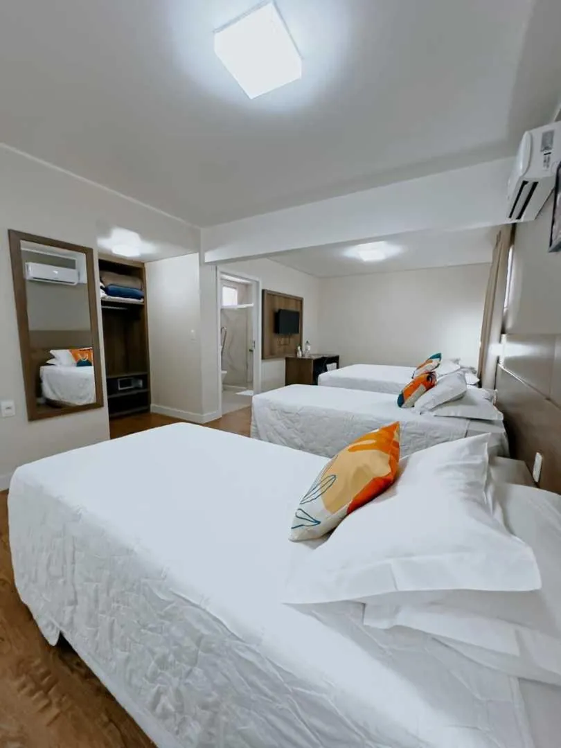 Bedroom, Bed in Hotel Bella Camboriú